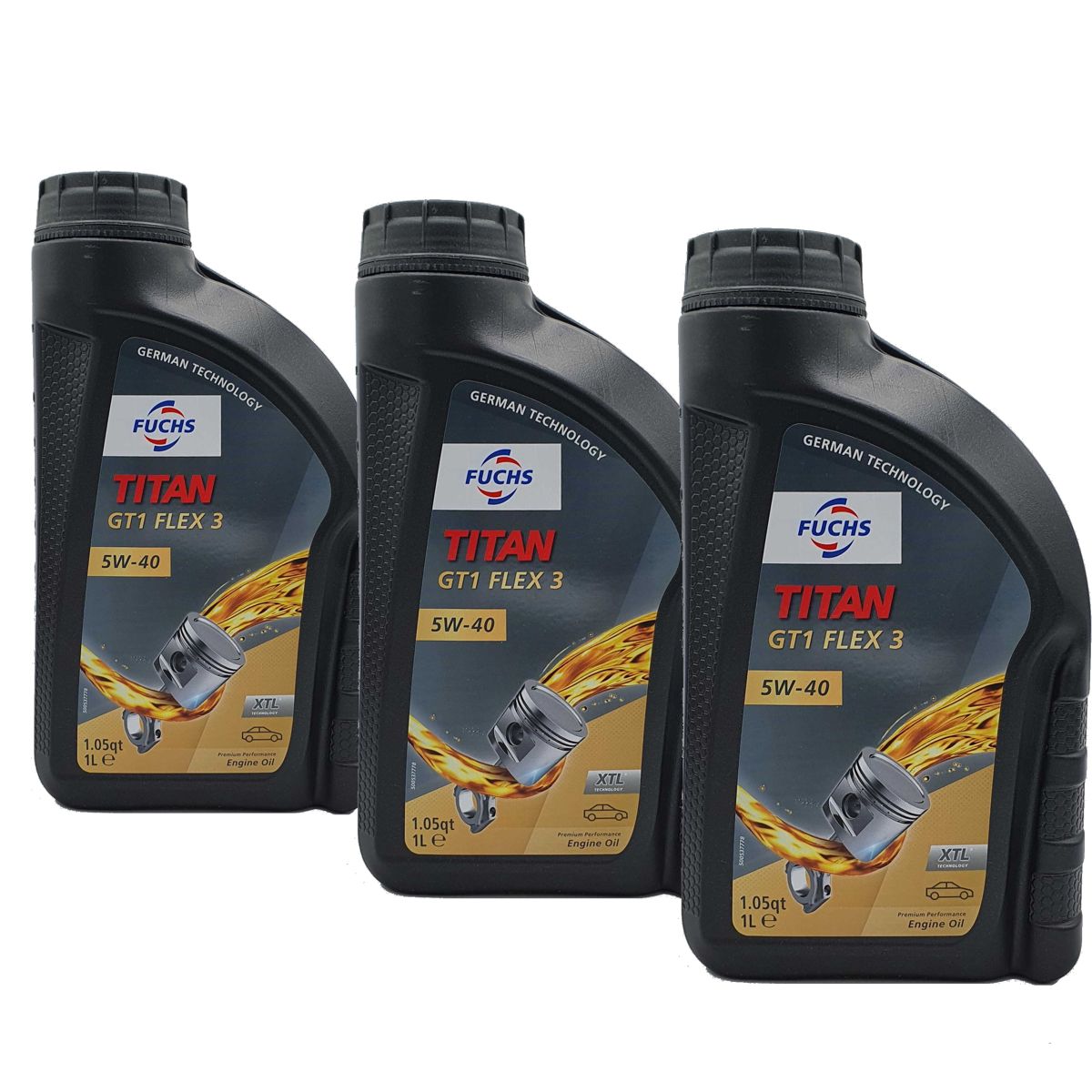 Fuchs Titan GT1 Flex 3 5W-40 3x1 Liter