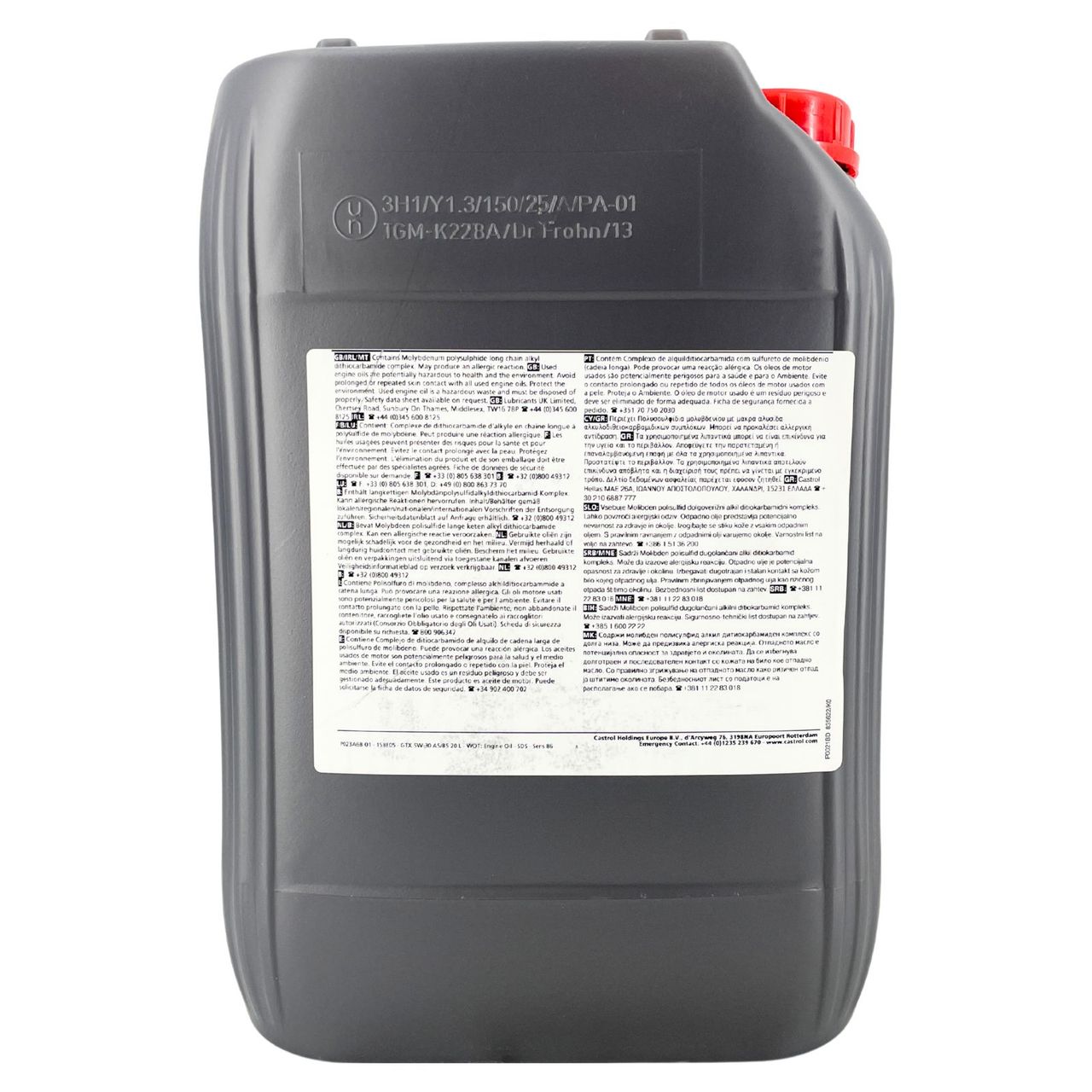 Castrol GTX 5W-30 A5/B5 20 Liter