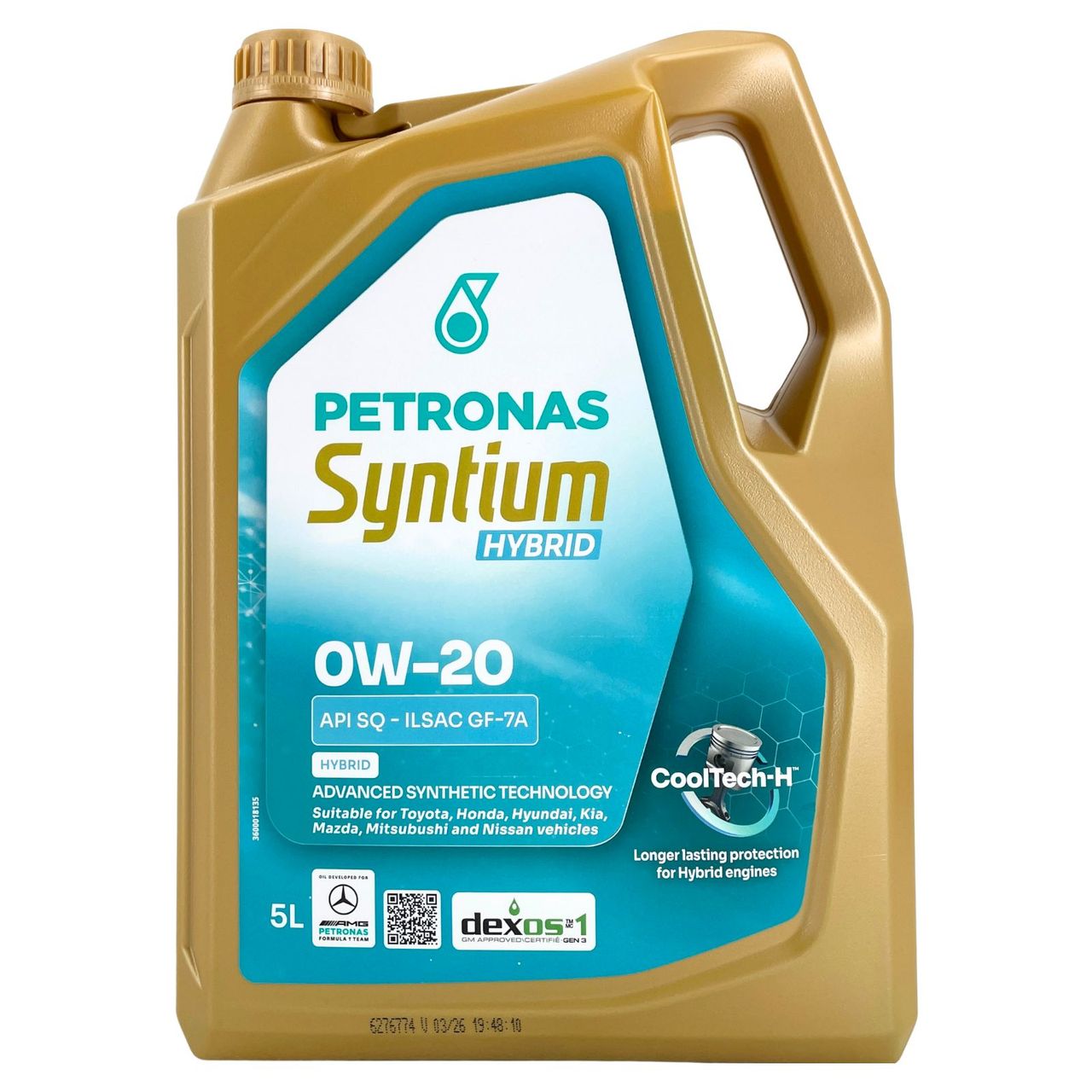 Petronas Syntium Hybrid 0W-20 5 Liter
