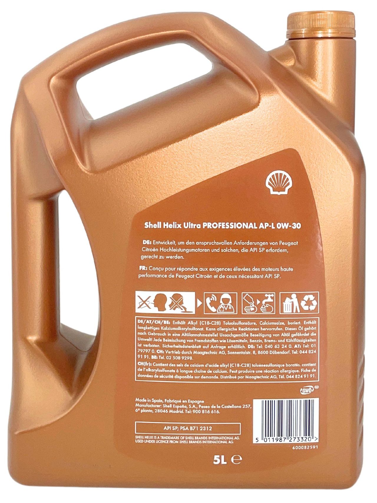 Shell Helix Ultra Professional AP-L 0W-30 4x5 Liter