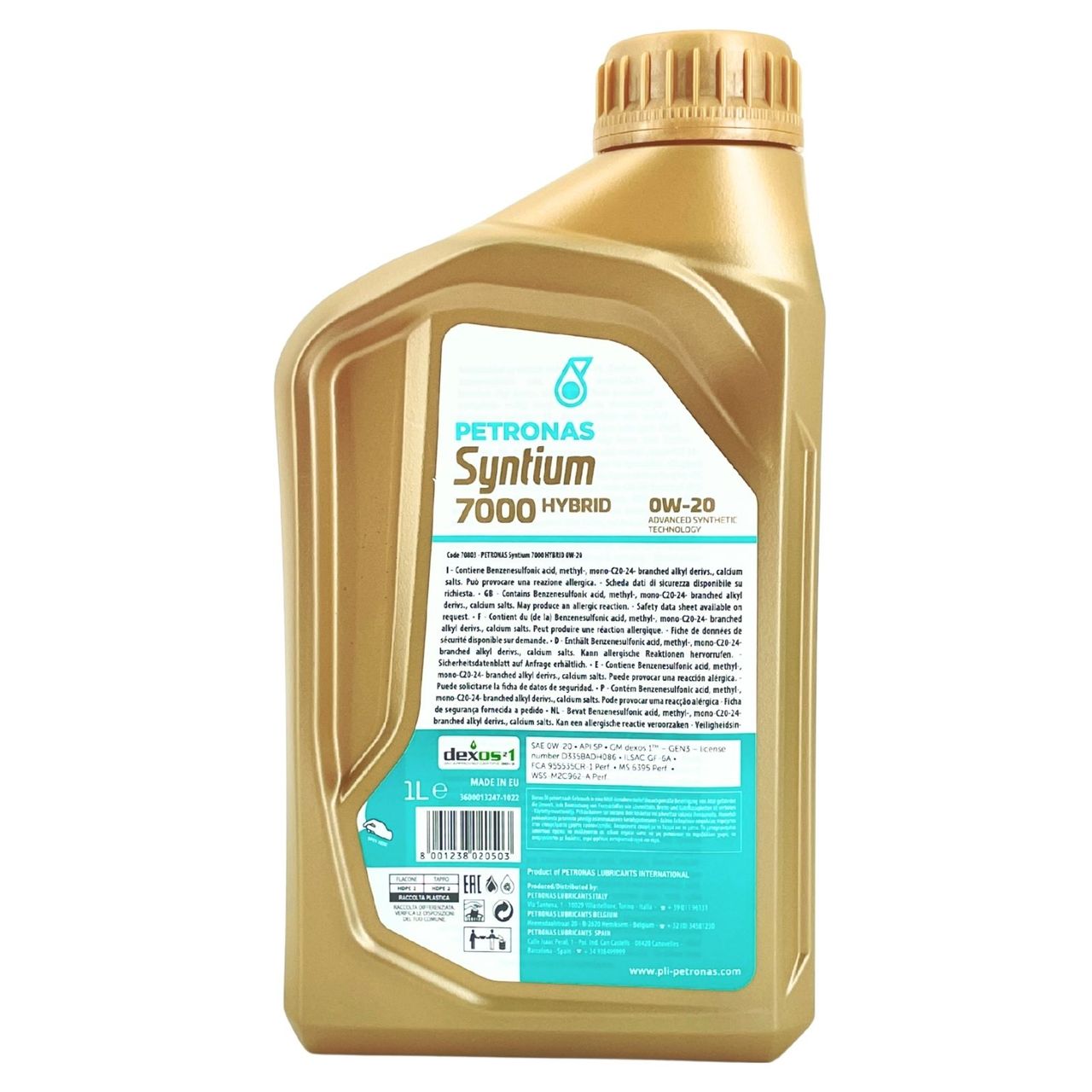 Petronas Syntium 7000 Hybrid 0W-20 SP 1 Liter