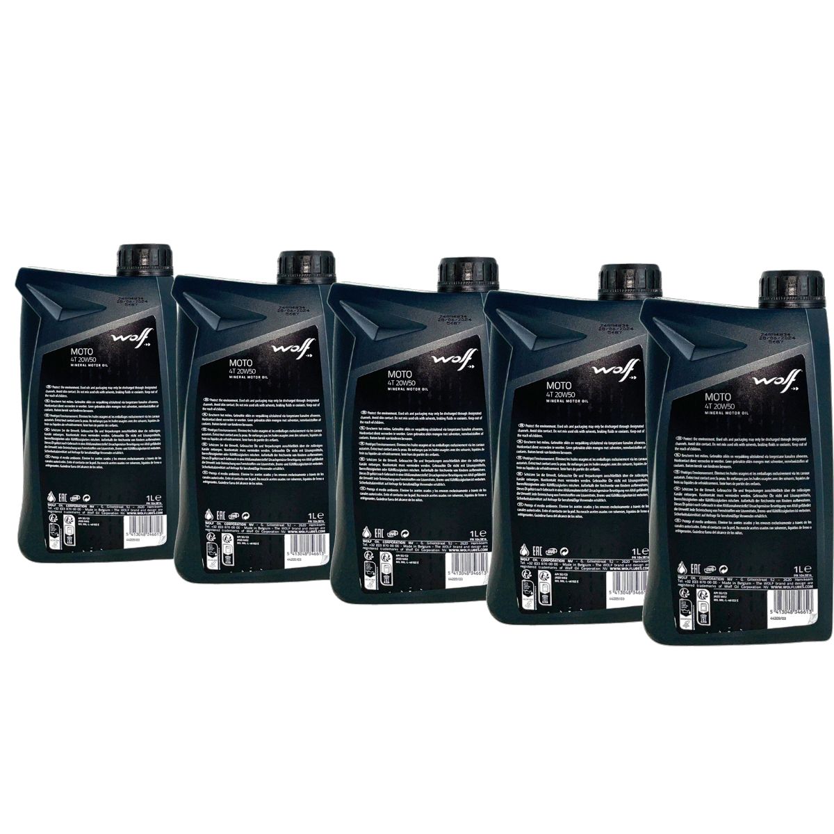 Wolf Moto 4T 20W-50 5x1 Liter