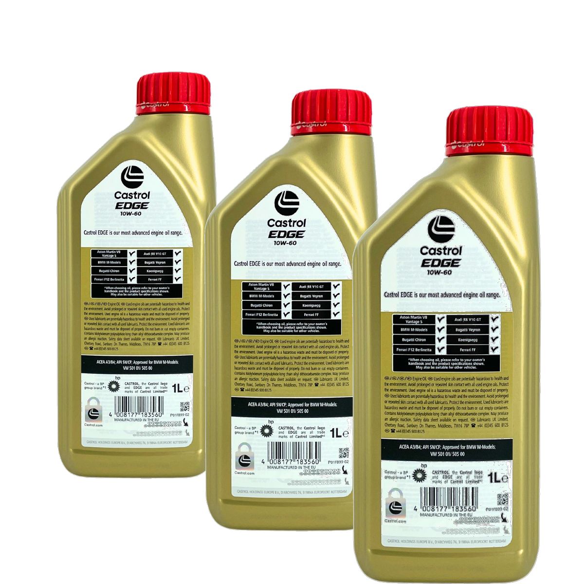 Castrol Edge 10W-60 3x1 Liter