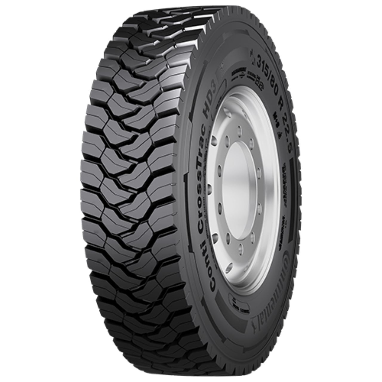 CONTINENTAL 315/80 R 22.5 TL 156/150K CONTI CROSSTRAC HD3 20PR M+S 3PMSF LRL