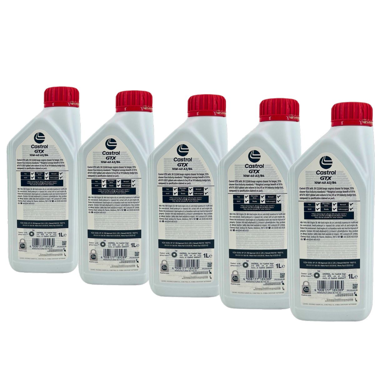 Castrol GTX 10W-40 A3/B4 5x1 Liter