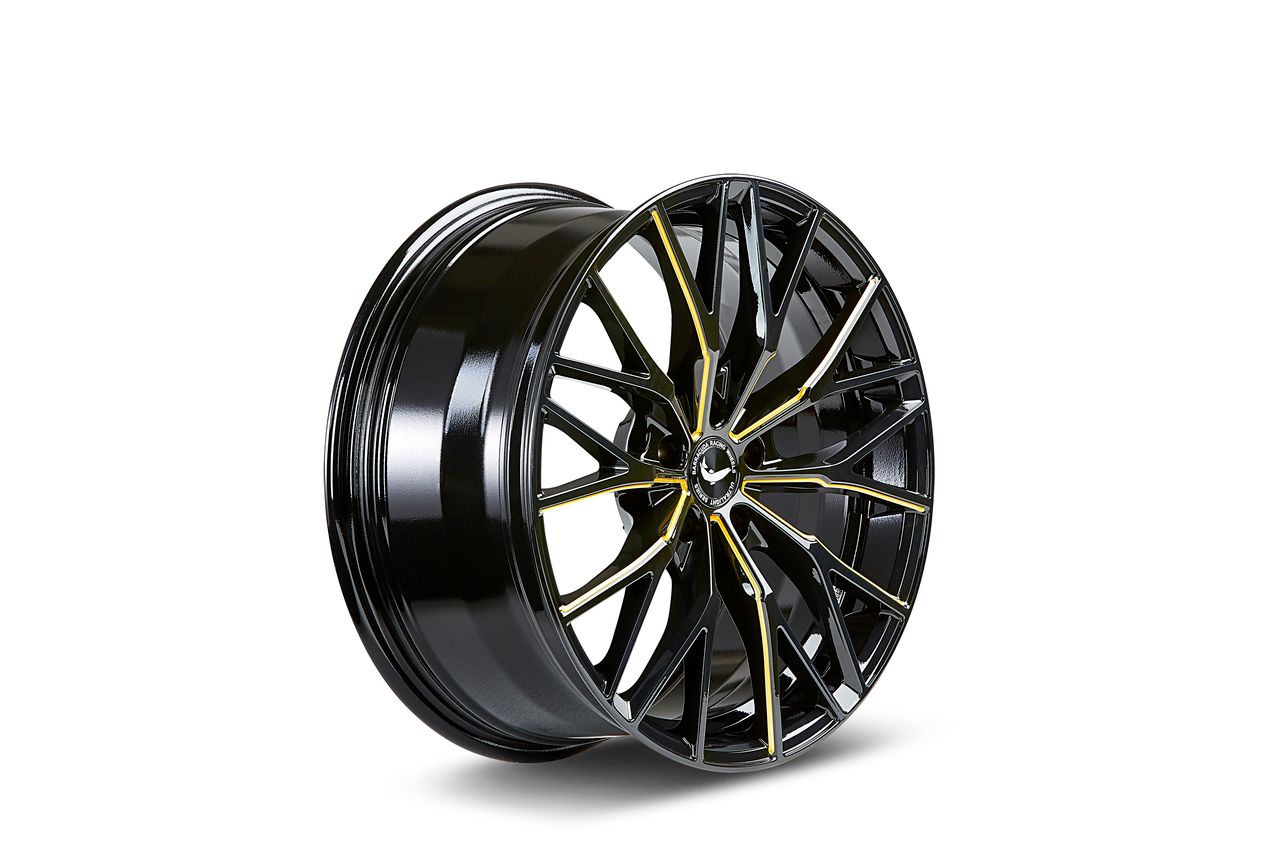 BARRACUDA PROJECT 3.0 black gloss flashgold 10.0Jx20 5x112 ET18
