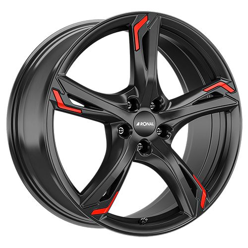 RONAL RONAL R62 RED jetblack 7.5Jx18 5x112 ET45