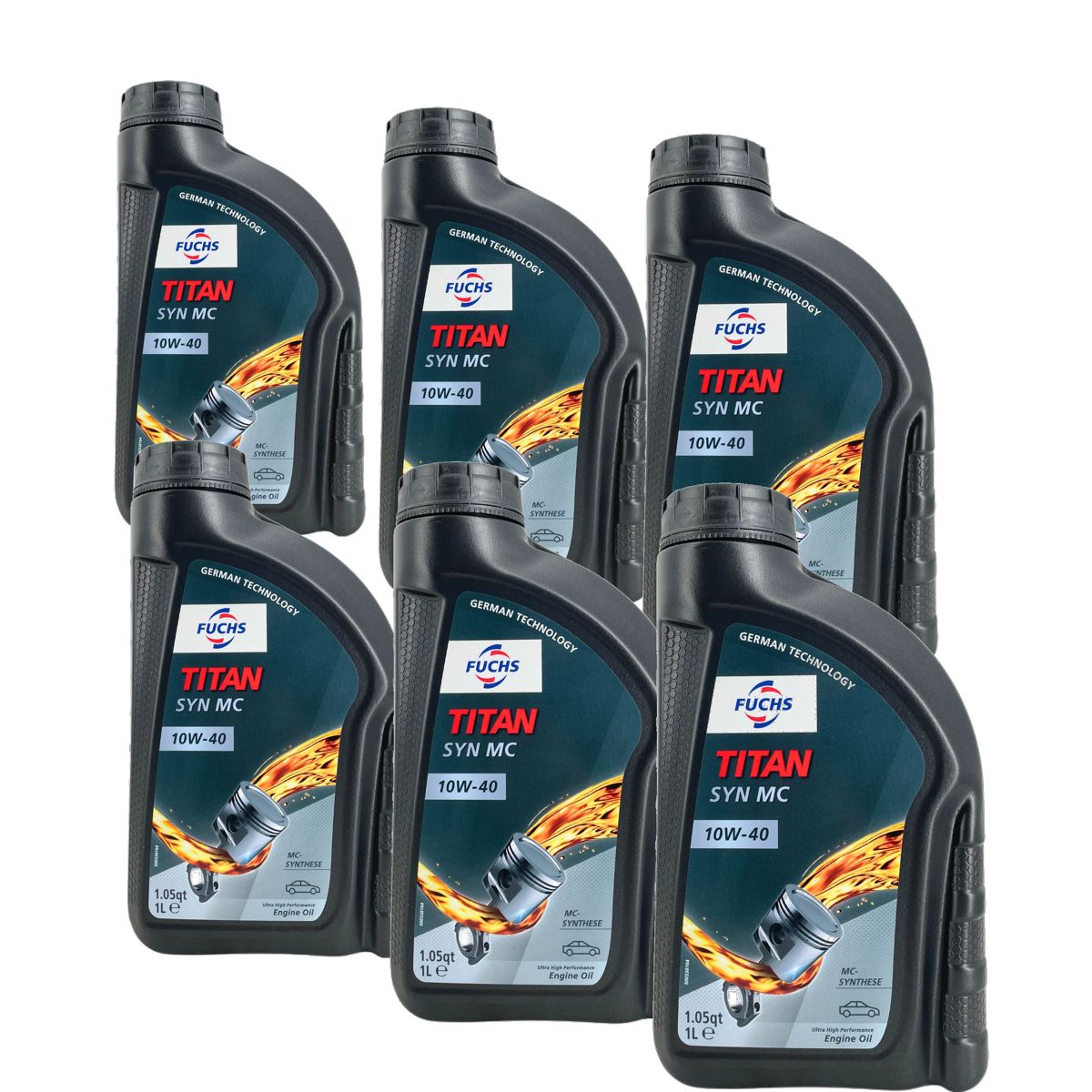 Fuchs Titan Syn MC 10W-40 6x1 Liter