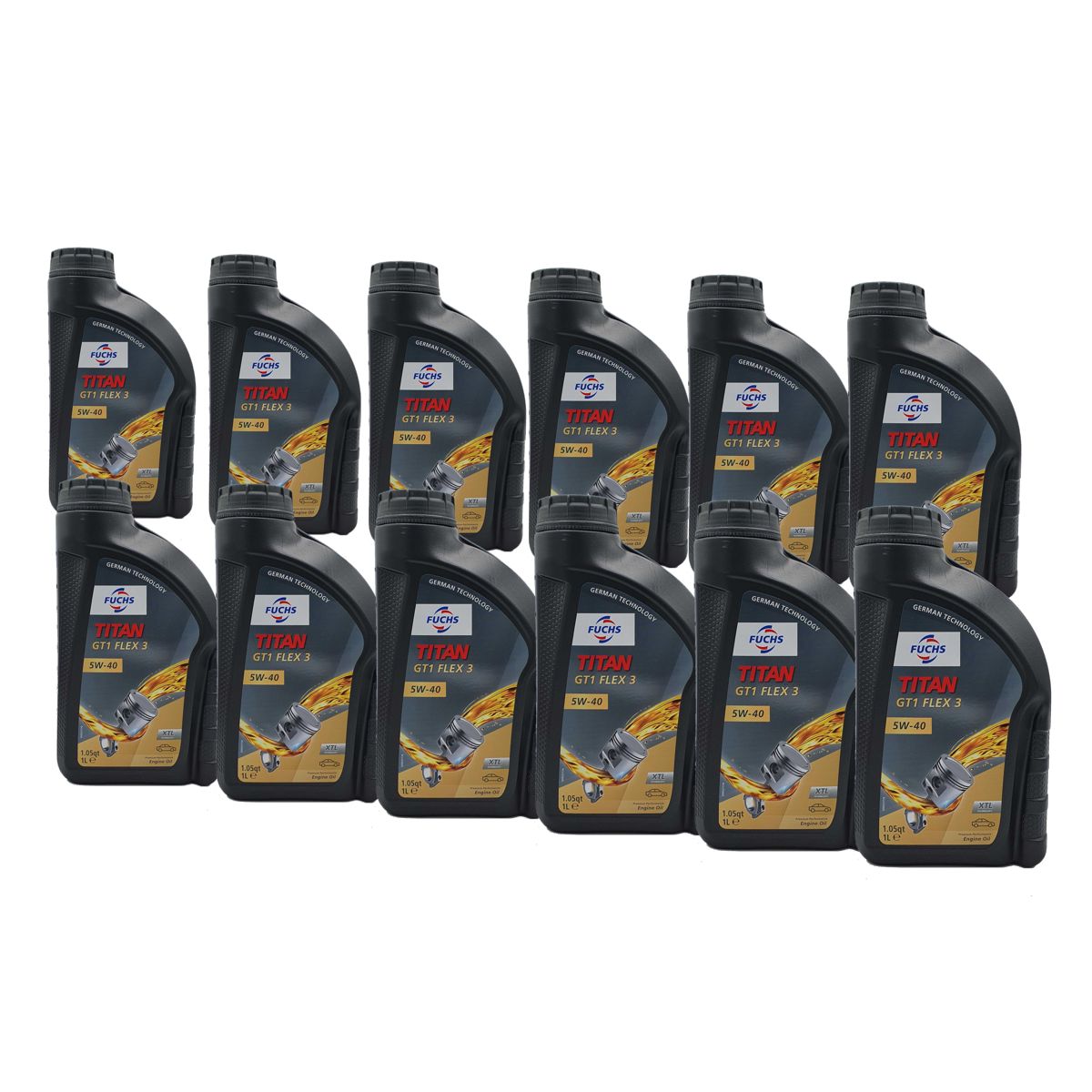 Fuchs Titan GT1 Flex 3 5W-40 12x1 Liter