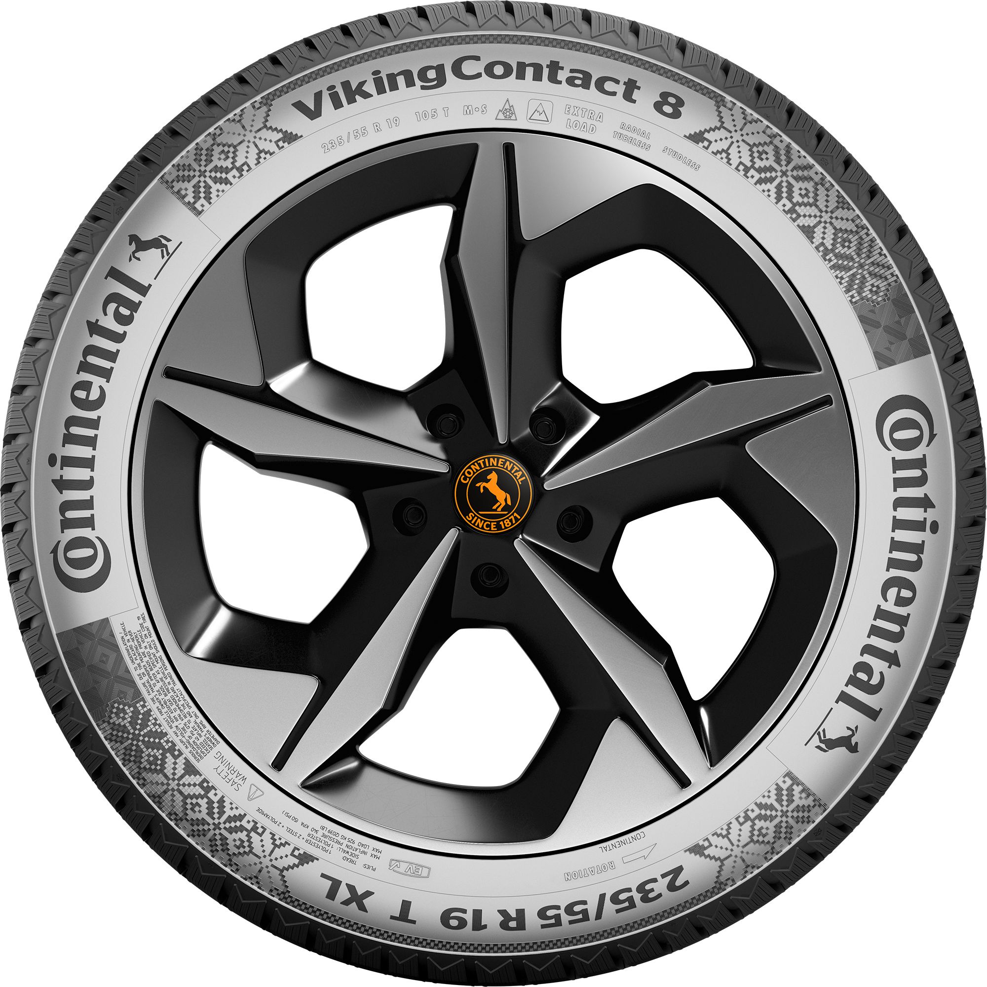 CONTINENTAL VIKINGCONTACT 8 (EVc) 265/35R22 102T (EVc) XL NORDIC COMPOUND FR BSW