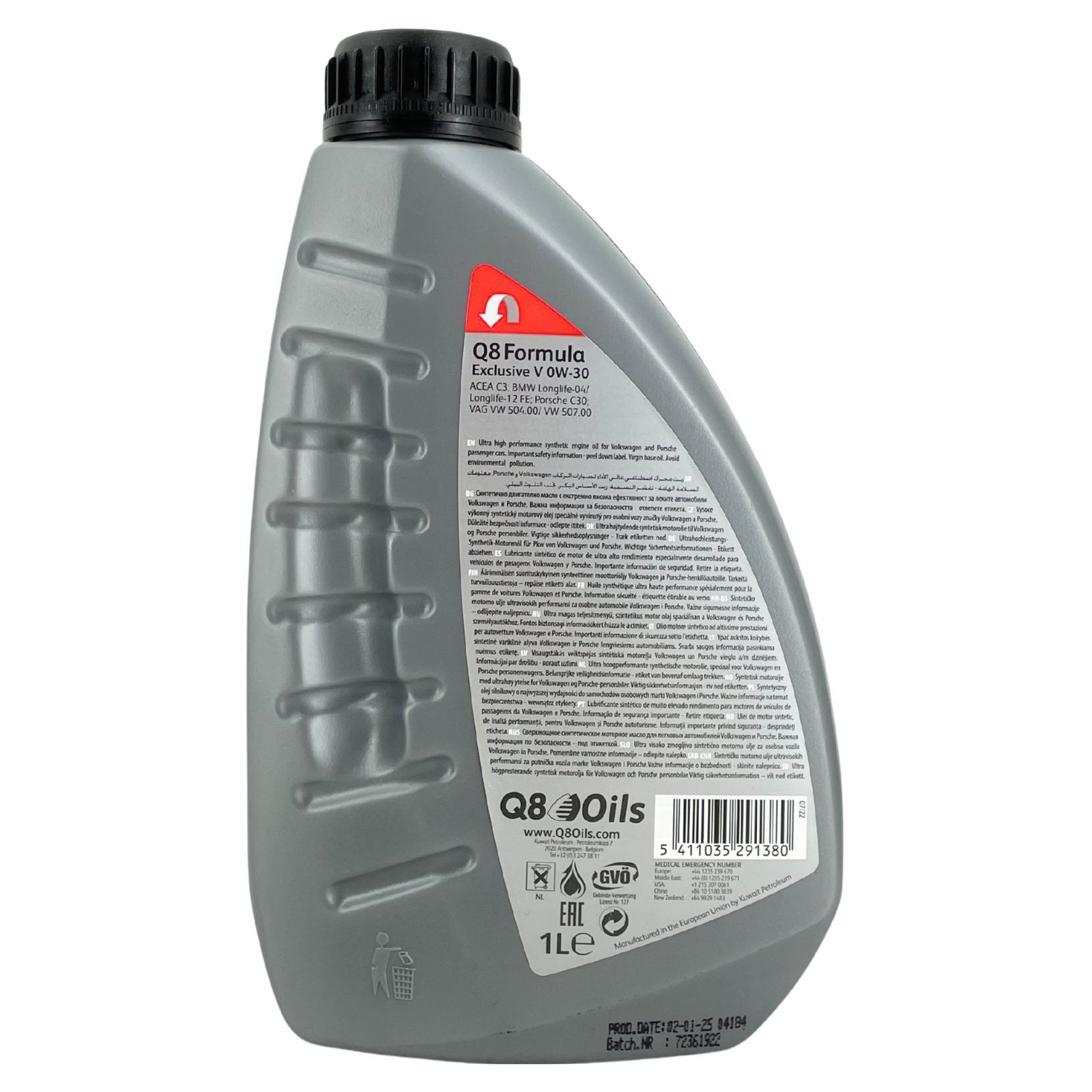 Q8 Formula Exclusive V 0W-30 1 Liter