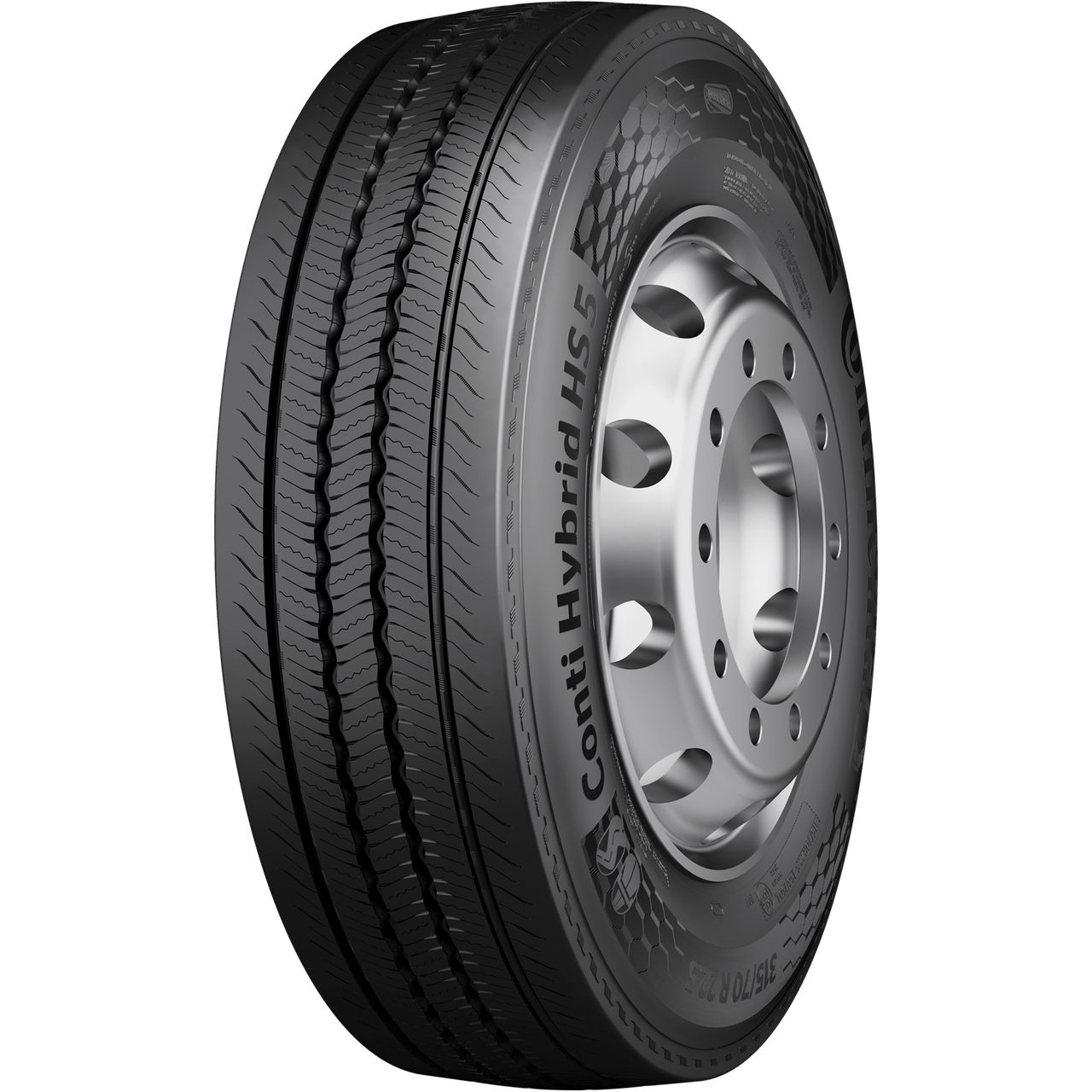 CONTINENTAL 315/80 R 22.5 TL 156/150L (154/150M) CONTI HYBRID HS5 20PR M+S 3PMSF LRL