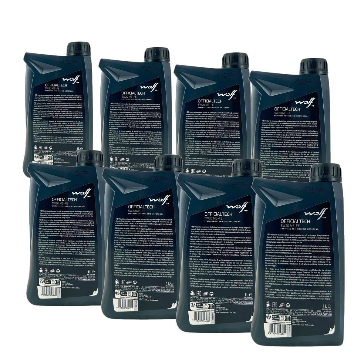 Wolf OfficialTech 5W-20 MS-FE 8x1 Liter