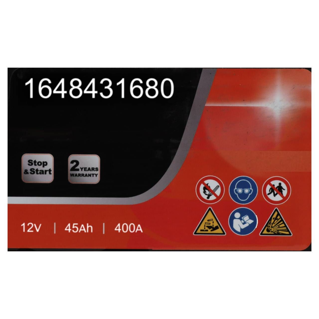 EUROREPAR STD Batterie Autobatterie Starterbatterie 12V 45Ah 400A/EN 1648431680