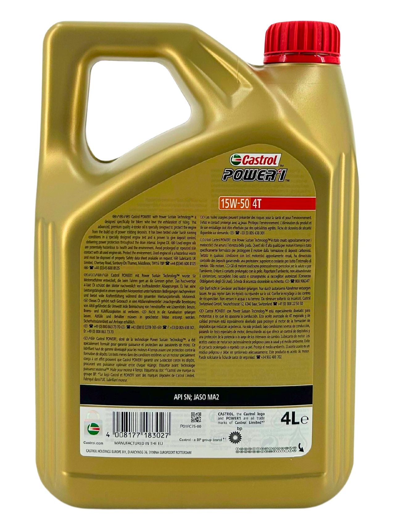 Castrol Power 1 4T 15W-50 4 Liter