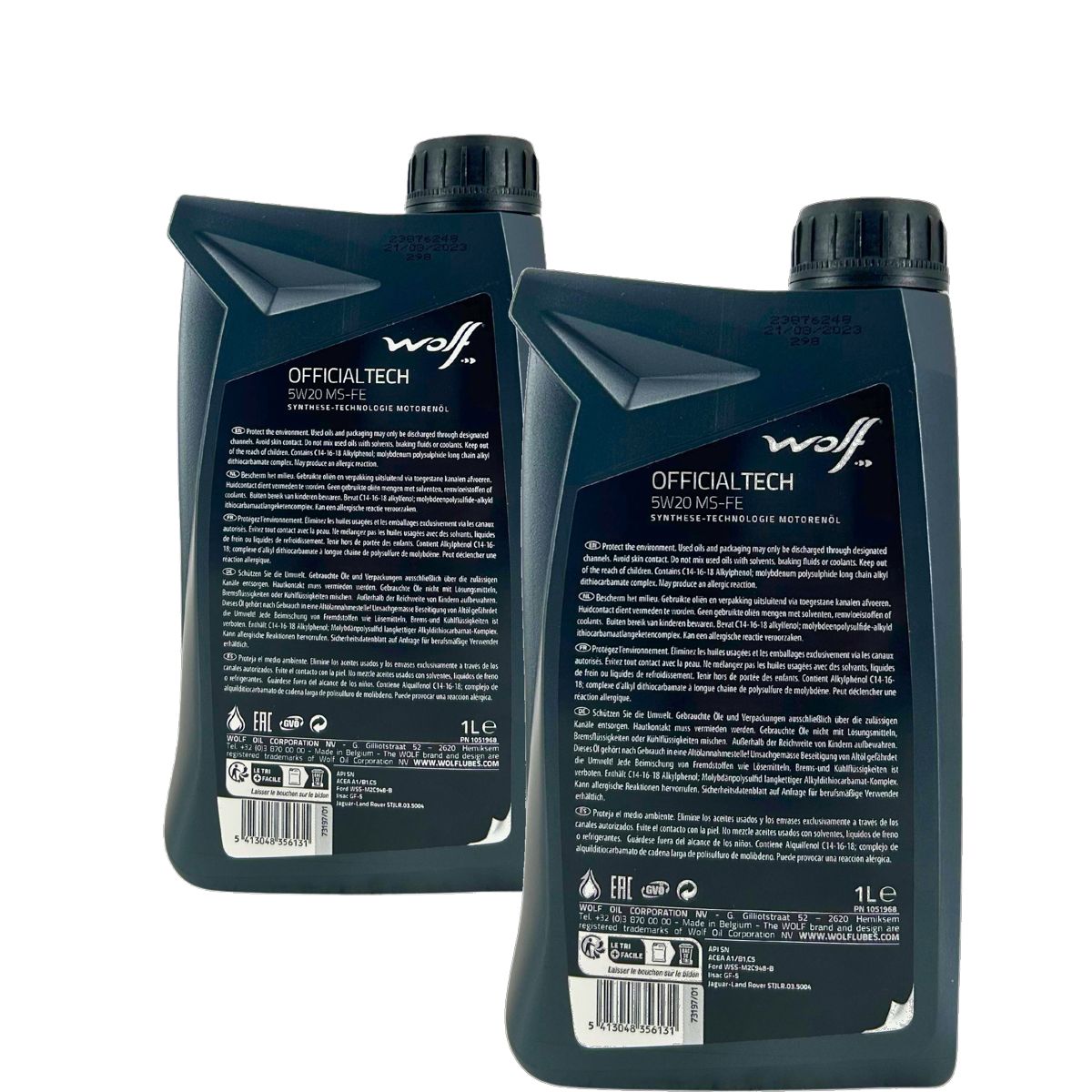 Wolf OfficialTech 5W-20 MS-FE 2x1 Liter