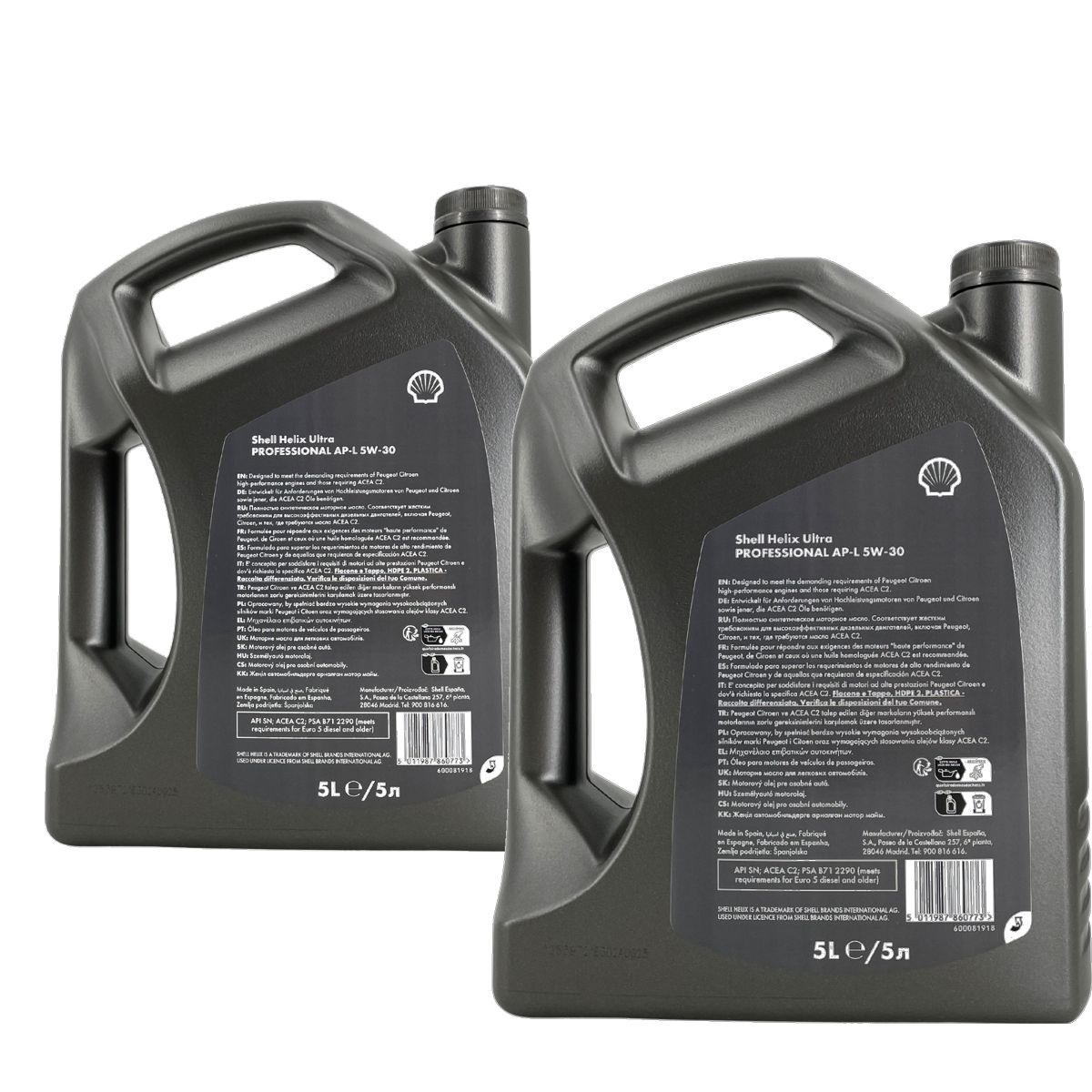 Shell Helix Ultra Professional AP-L 5W-30 2x5 Liter