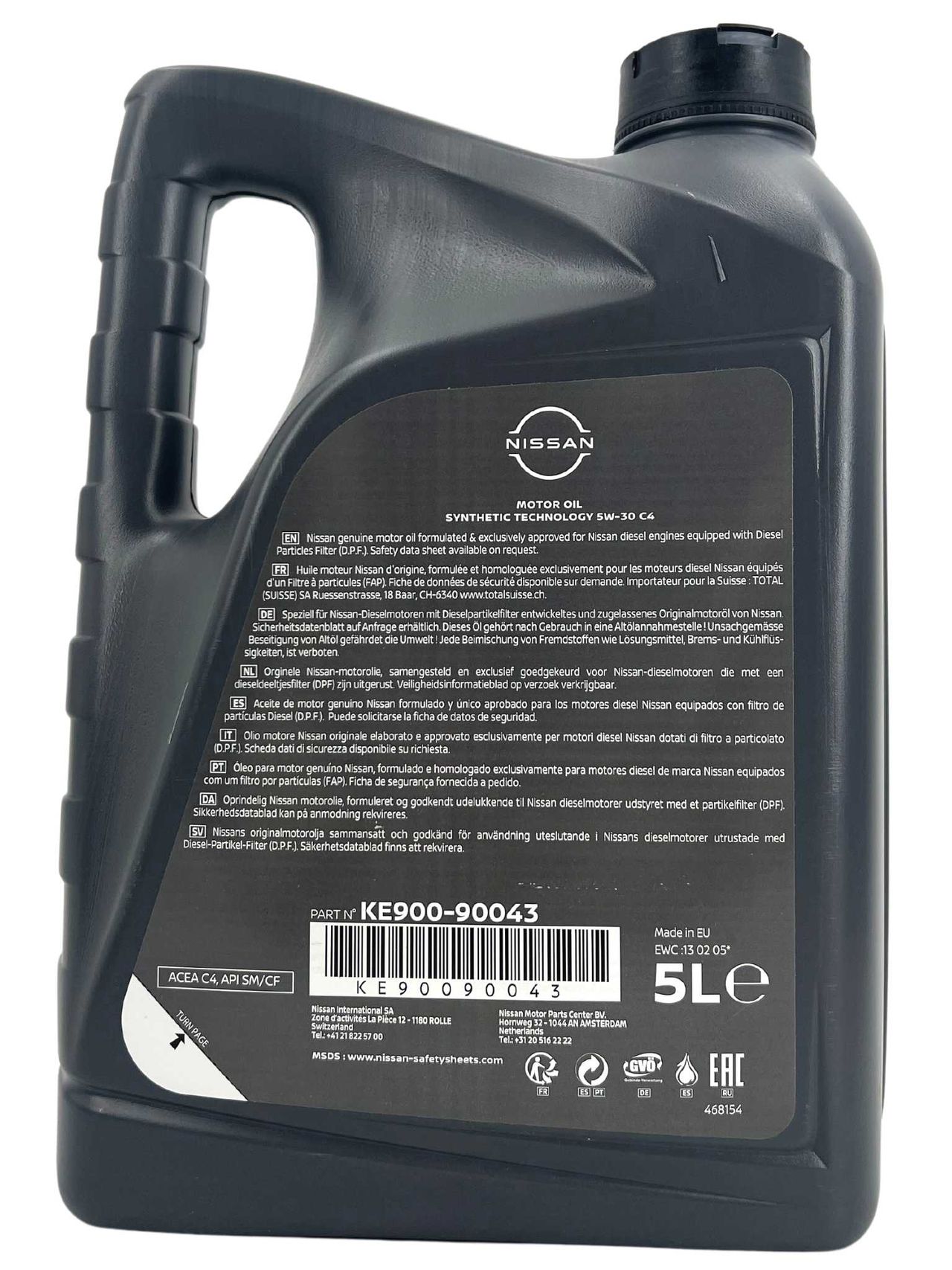 Nissan Original 5W-30 DPF C4 5 Liter
