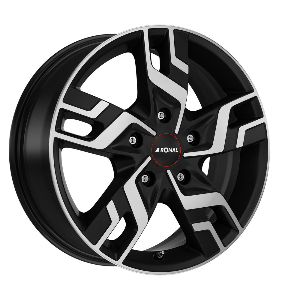 RONAL RONAL R64 jetblack-matt-frontkopiert 6.5Jx16 5x130 ET66