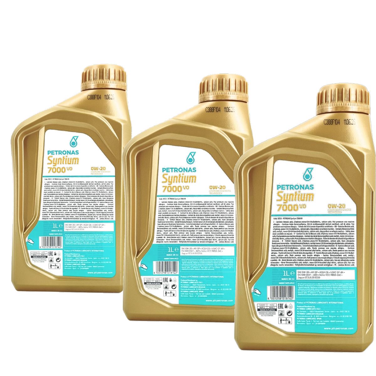 Petronas Syntium 7000 VO 0W-20 3x1 Liter