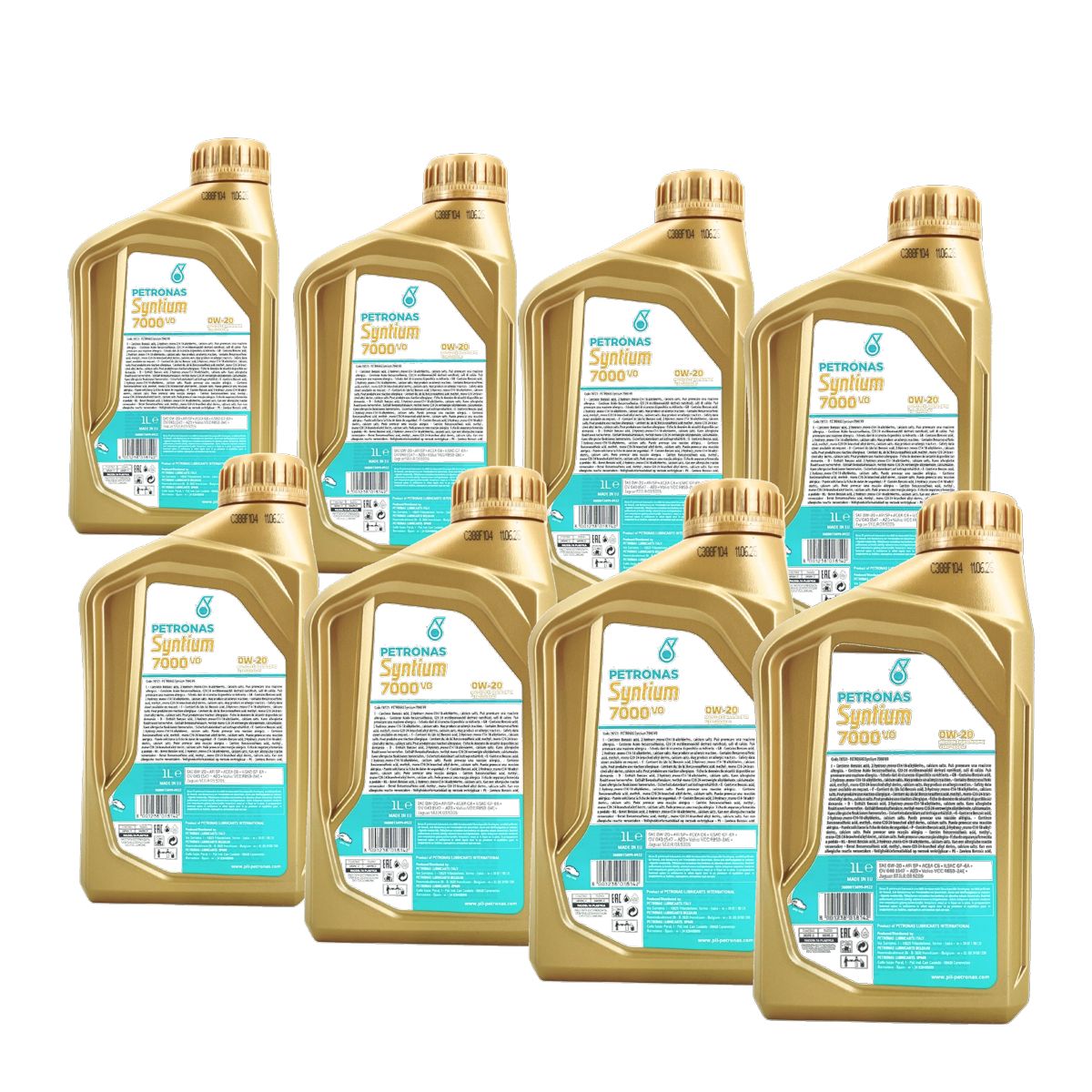 Petronas Syntium 7000 VO 0W-20 8x1 Liter