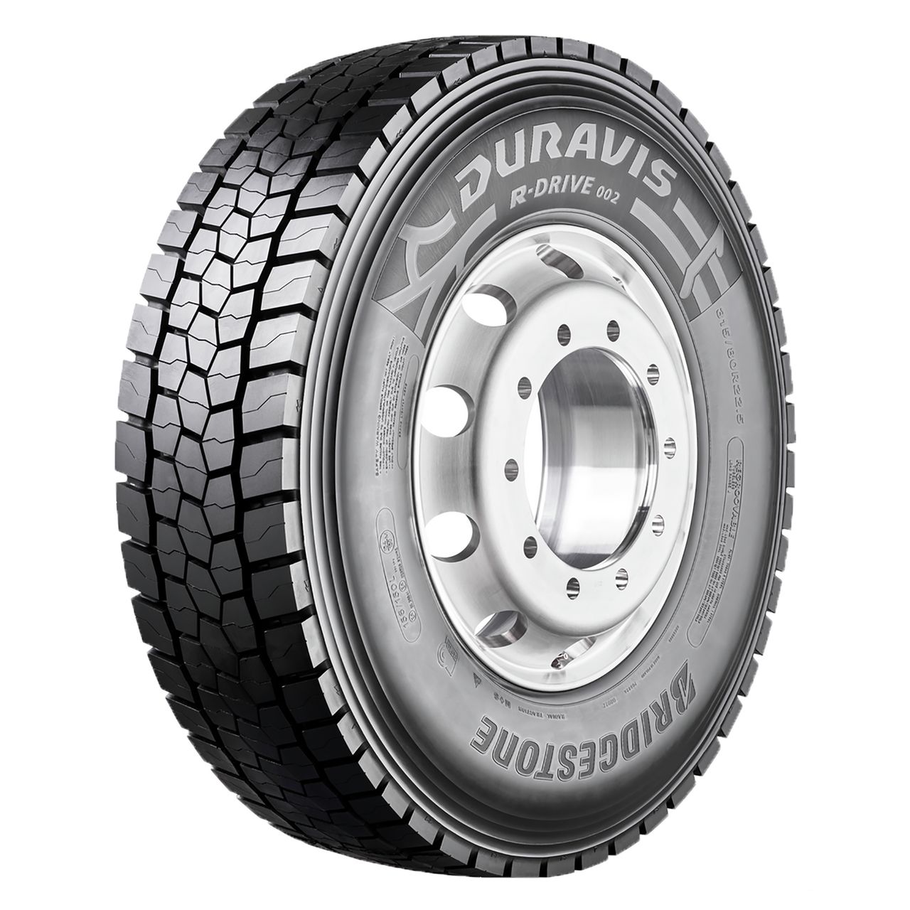 BRIDGESTONE 315/80 R 22.5 TL 156/150L (154/150M) DURAVIS R-DRIVE 002 M+S 3PMSF