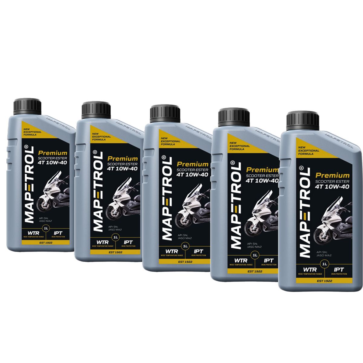 Mapetrol Premium Scooter Ester 4T 10W-40 5x1 Liter
