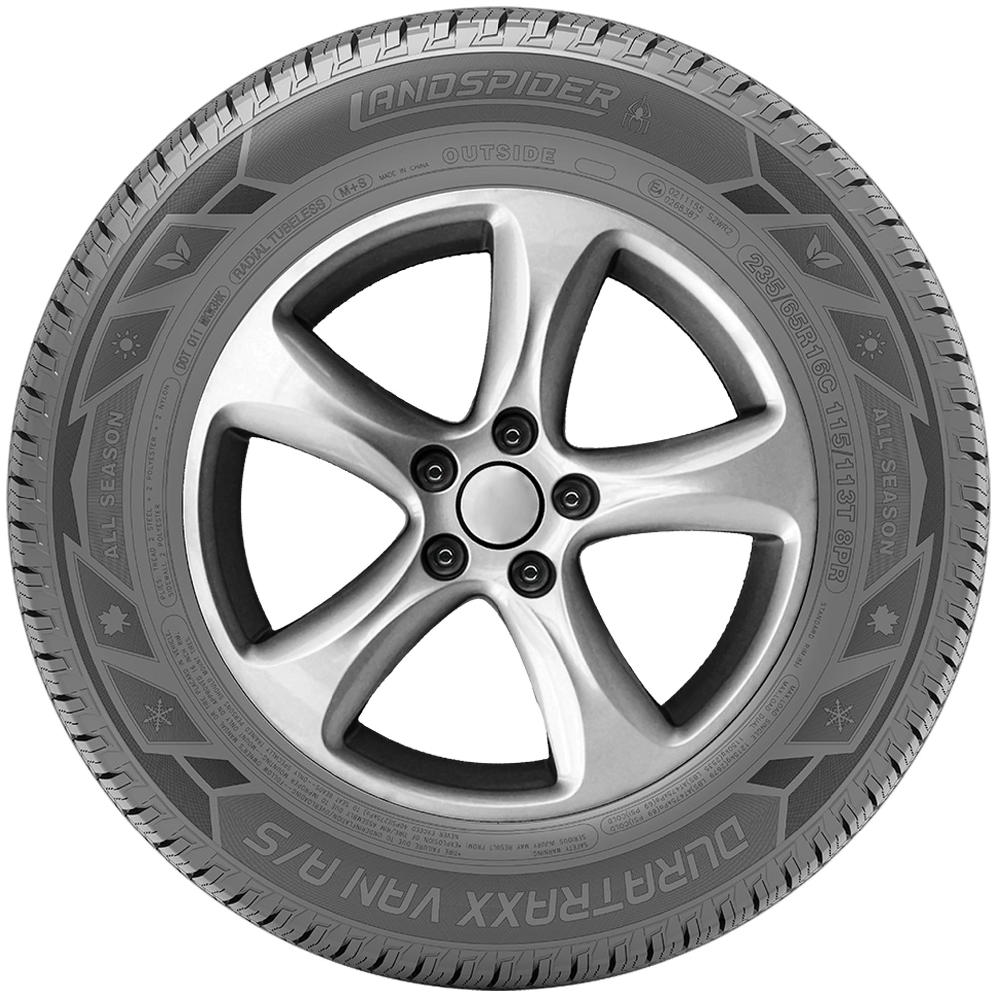 LANDSPIDER DURATRAXX VAN A/S 195/75R16C 107/105S BSW