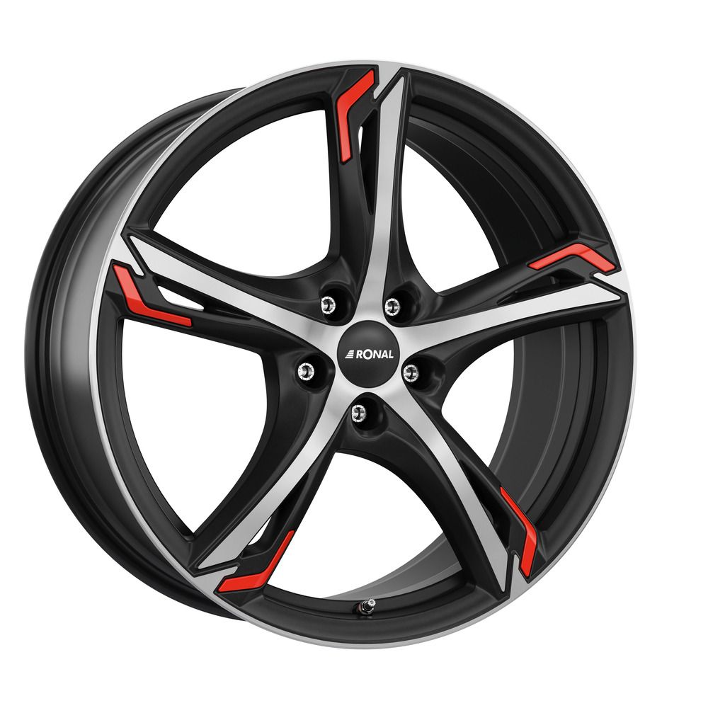 RONAL RONAL R62 RED jetblack-matt-frontkopiert 7.5Jx17 5x112 ET45