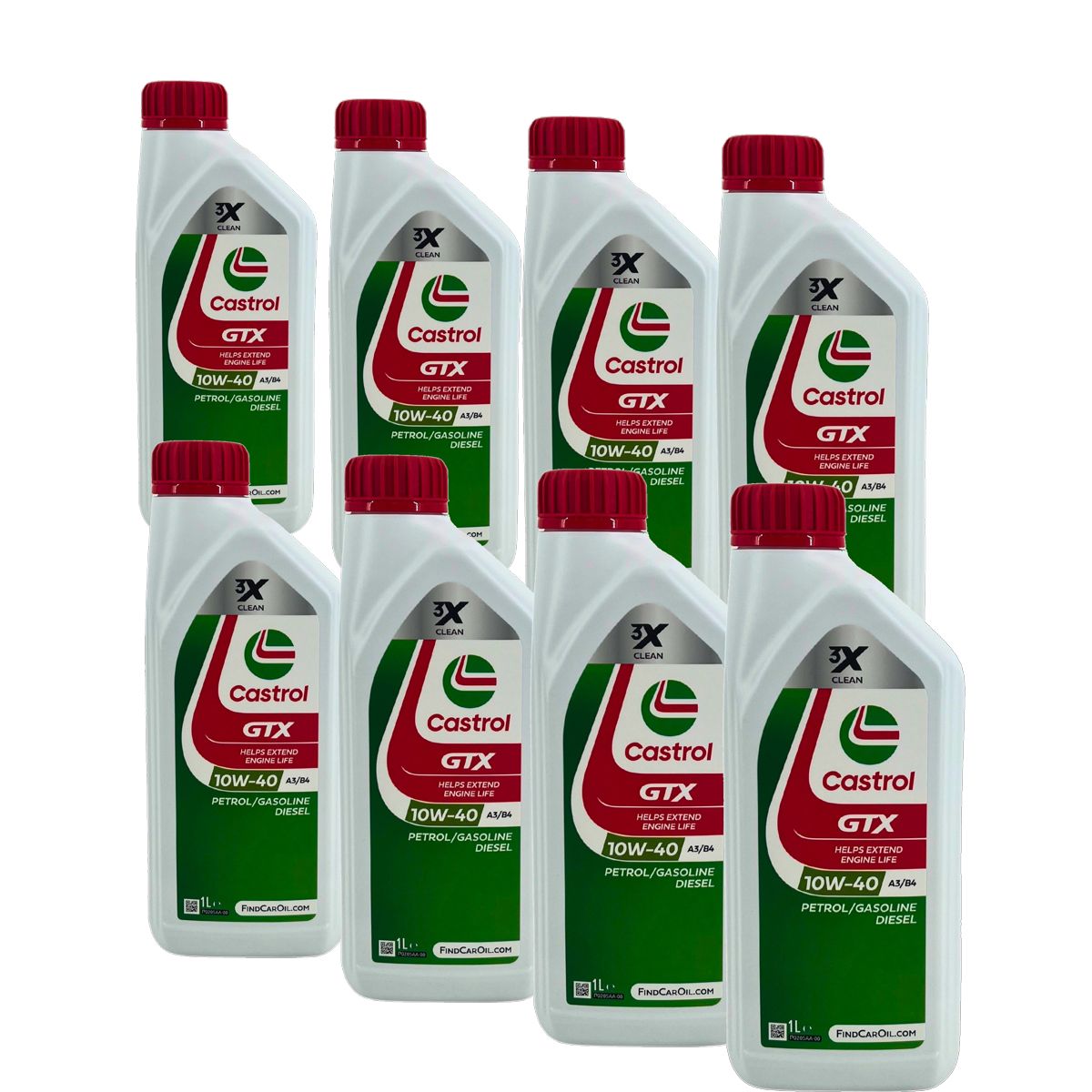 Castrol GTX 10W-40 A3/B4 8x1 Liter