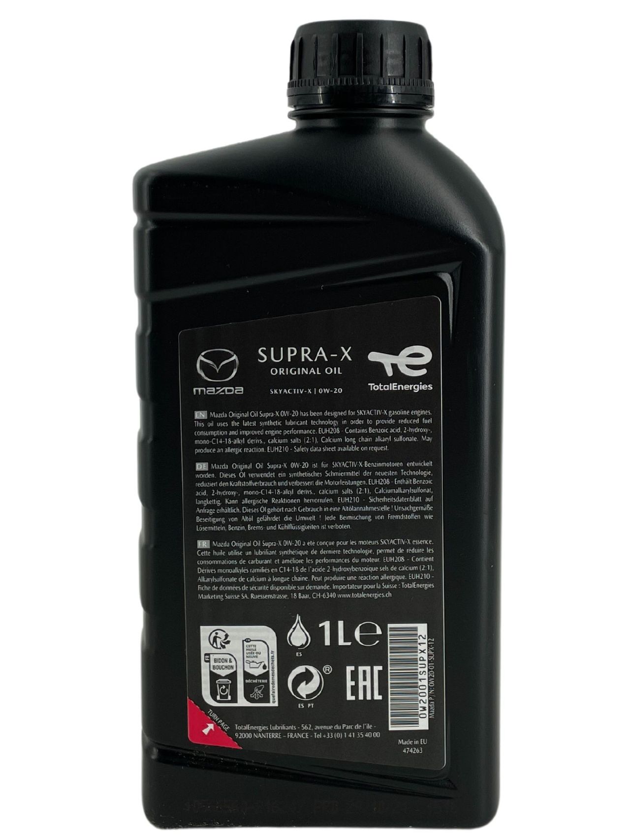 Mazda Original Oil SUPRA X 0W-20 1 Liter