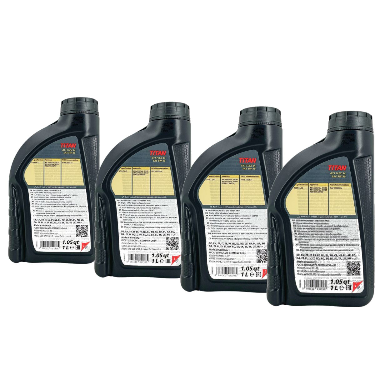 Fuchs Titan GT1 Flex 34 5W-30 4x1 Liter