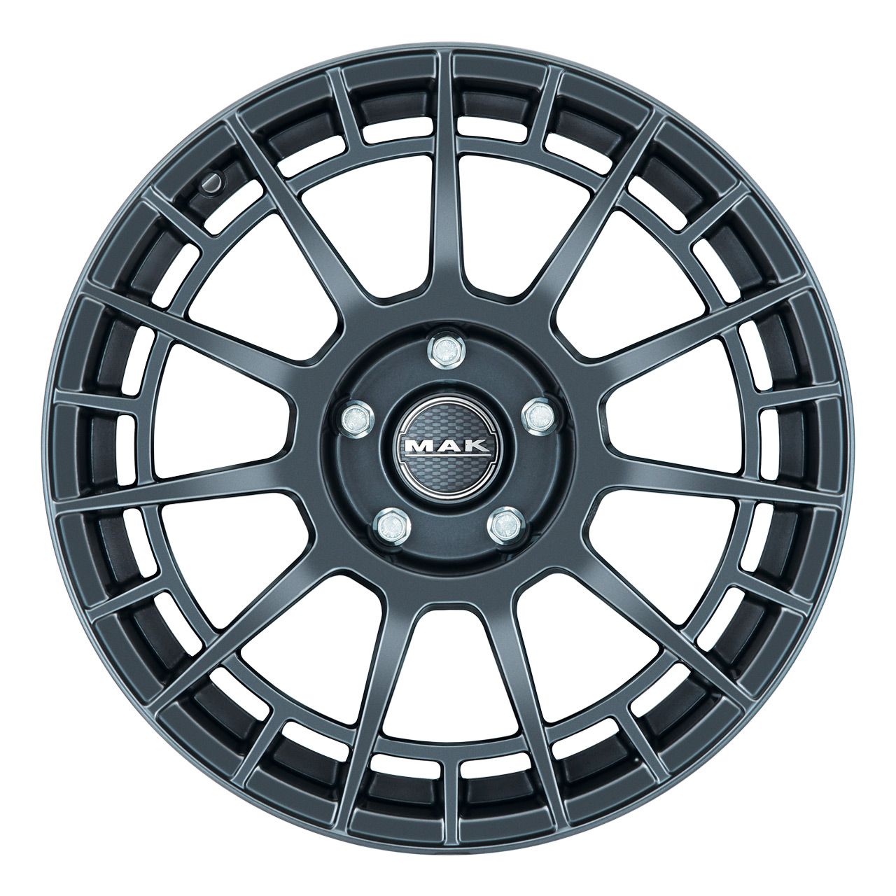 MAK NTT gloss gun metallic 7.5Jx18 4x108 ET45