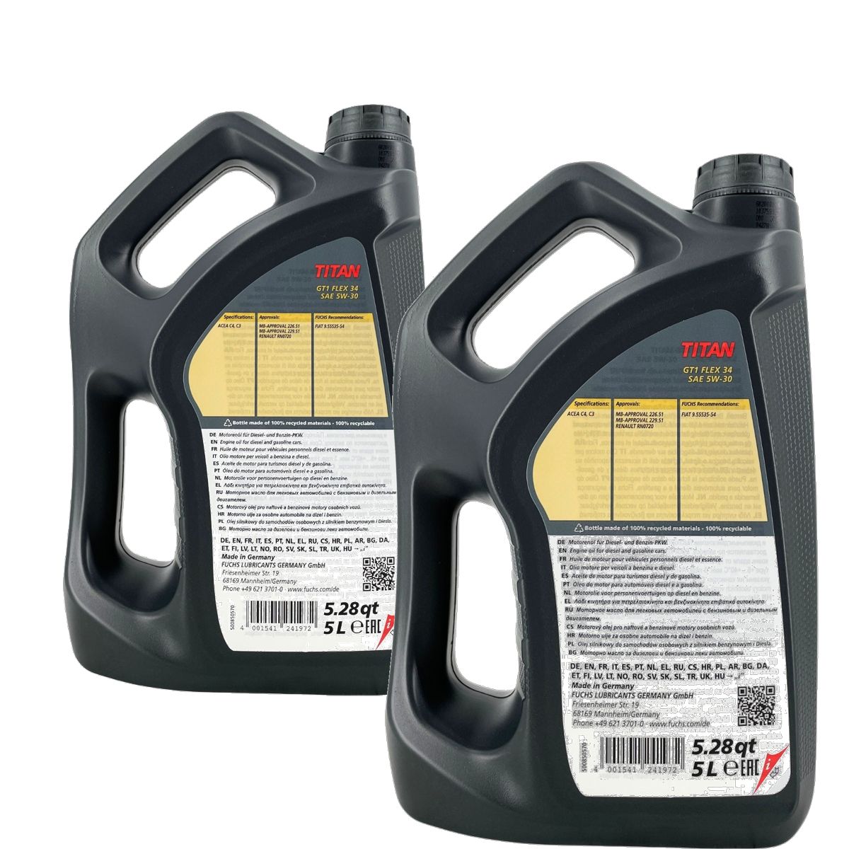 Fuchs Titan GT1 Flex 34  5W-30 2x5 Liter