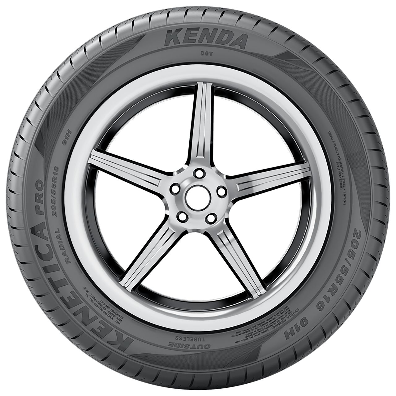 KENDA KENETICA PRO KR210 155/80R13 79T BSW