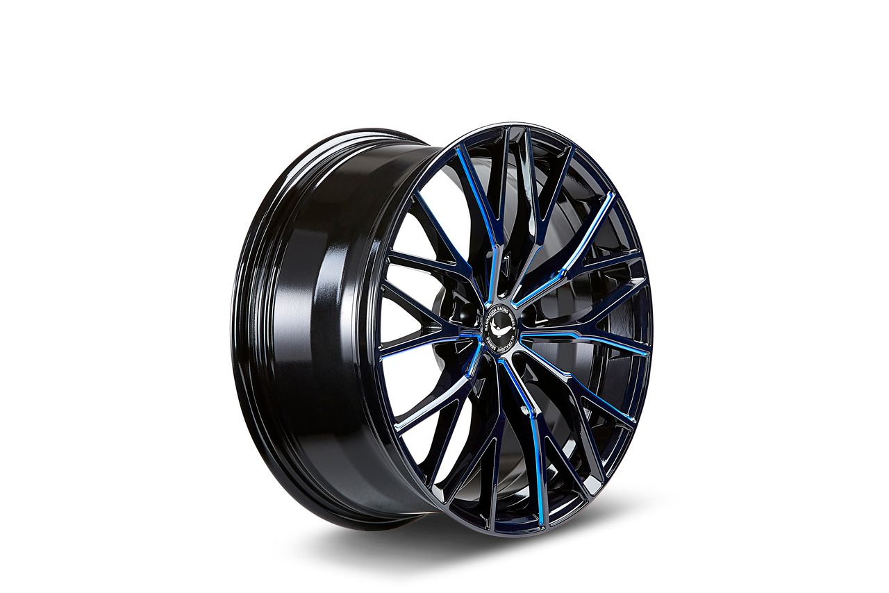BARRACUDA PROJECT 3.0 black gloss flashblue 8.5Jx19 5x112 ET33