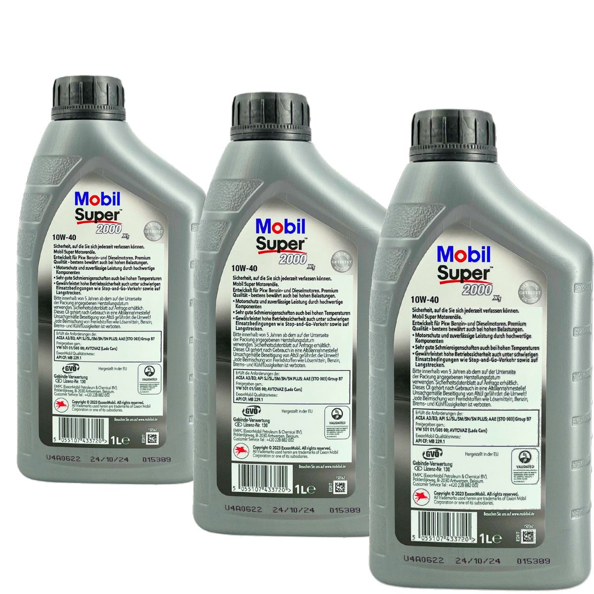 Mobil Super 2000 X1 10W-40 3x1 Liter