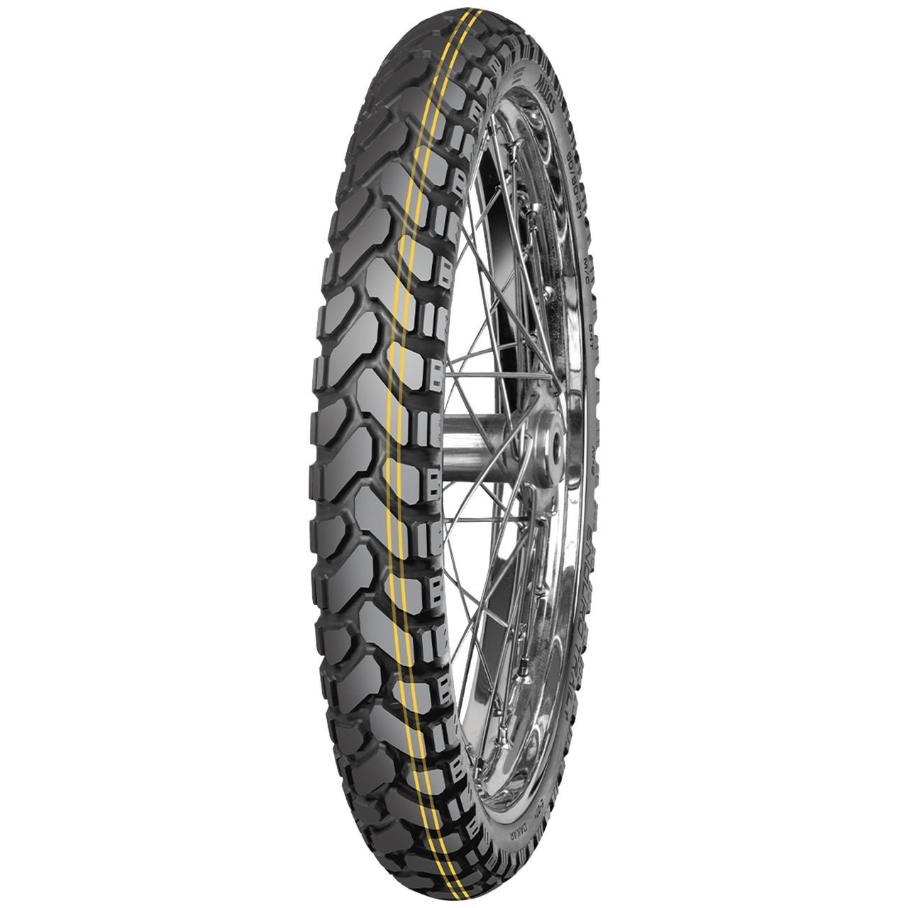 MITAS 140/80 B 18 M/C TL/TT 70H ENDURO TRAIL+ (E-07+) DAKAR (YELLOW) M+S (IND)
