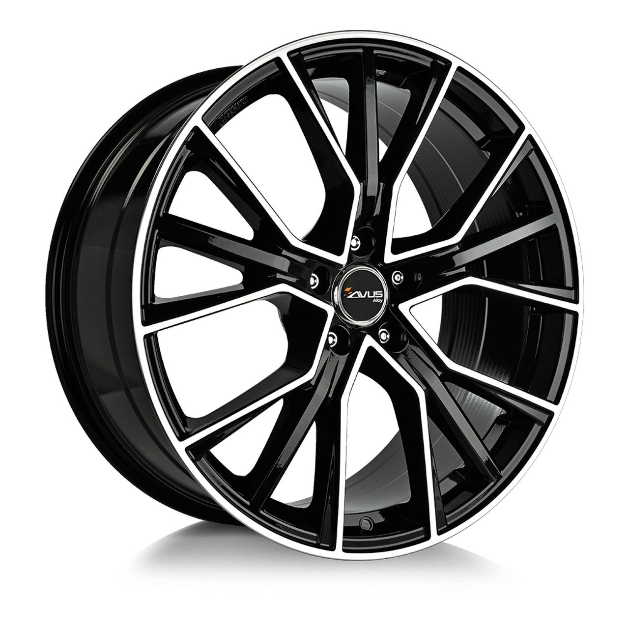 AVUS RACING AF18 black polished 10.0Jx22 5x112 ET21