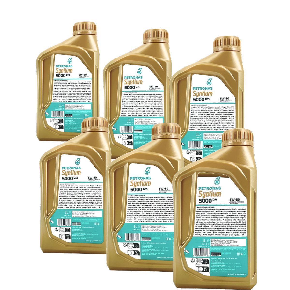 Petronas Syntium 5000 DM 5W-30 SN 6x1 Liter