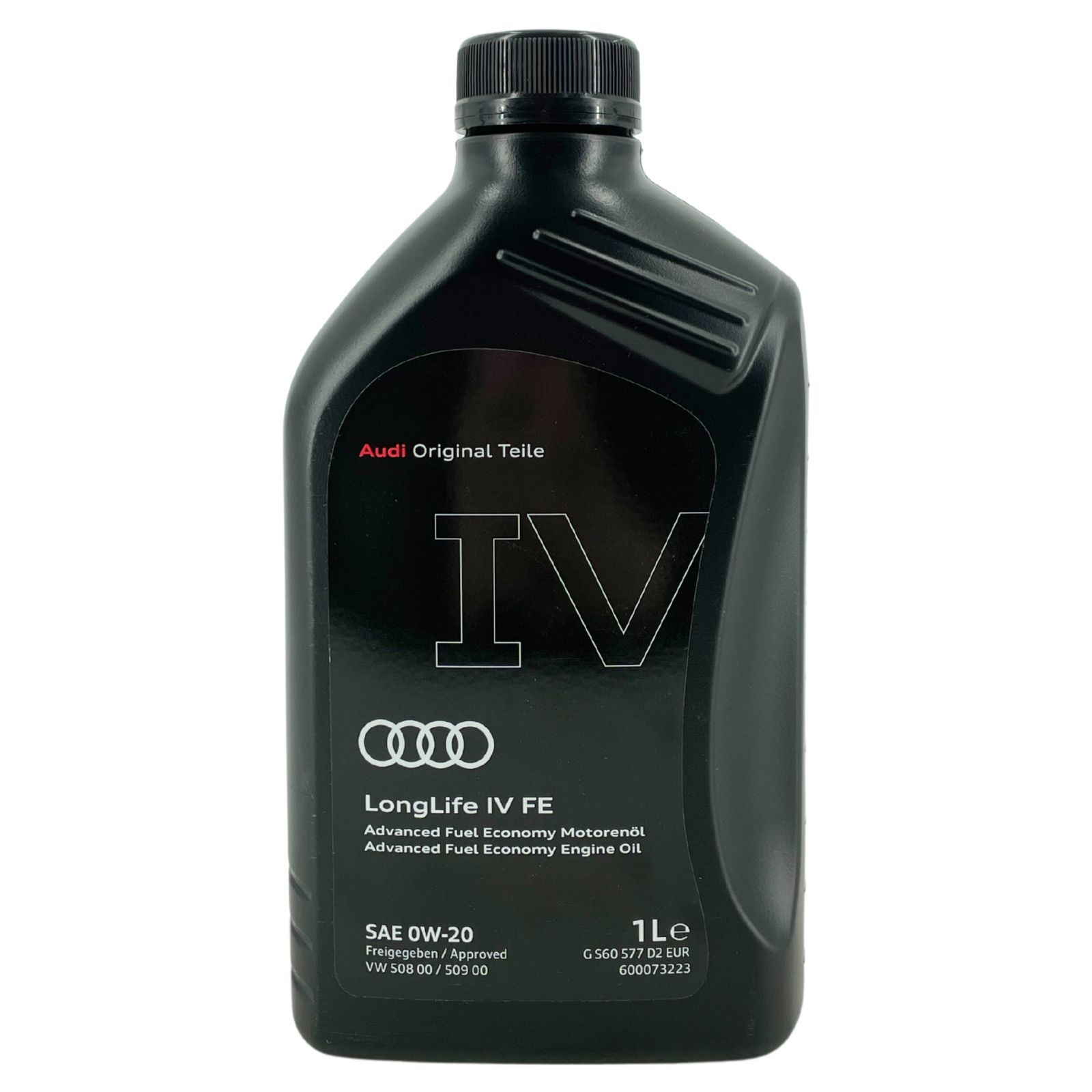 Original Audi 0W-20 LongLife IV FE 508.00 / 509.00 3x1 Liter