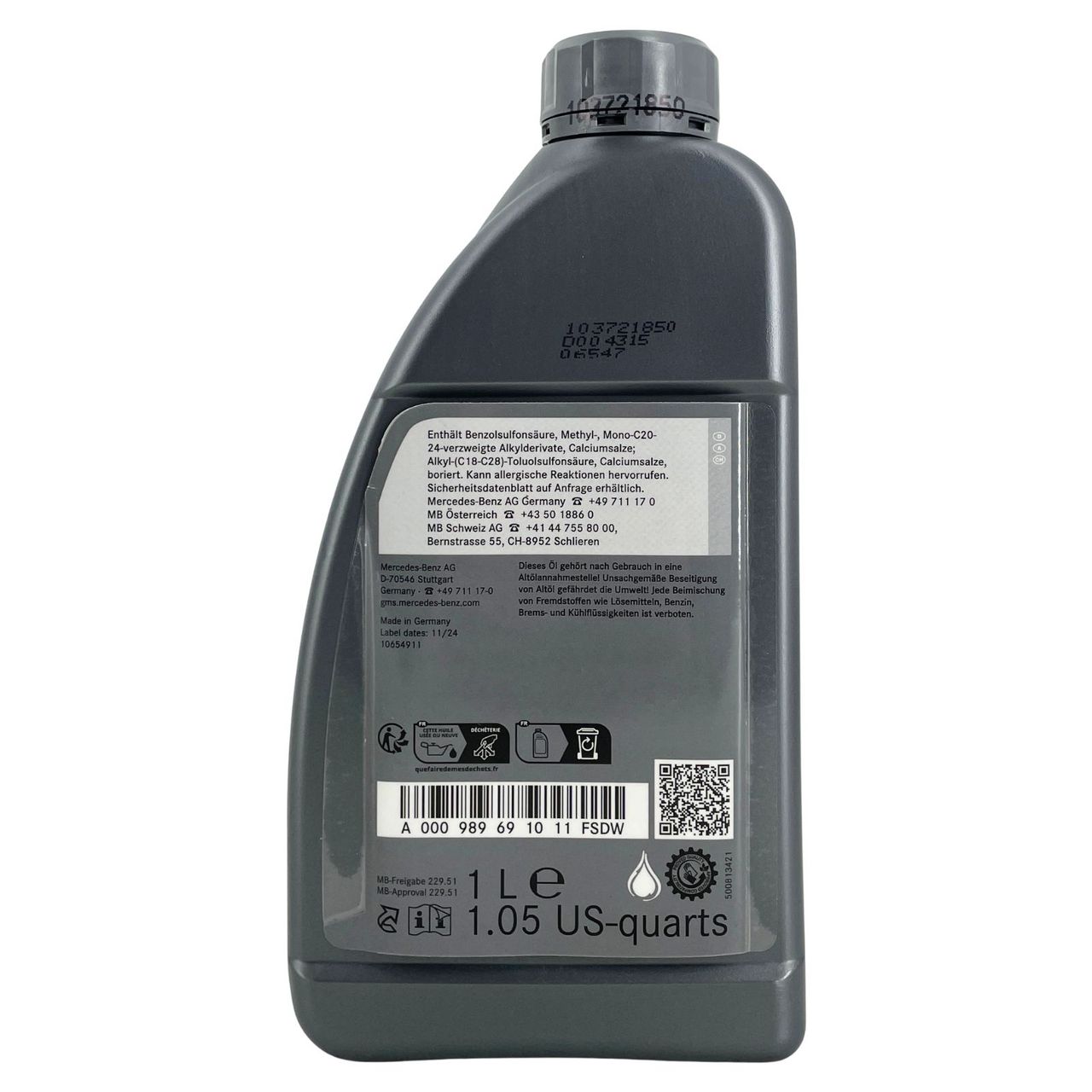 Mercedes 5W-30 229.51 1 Liter