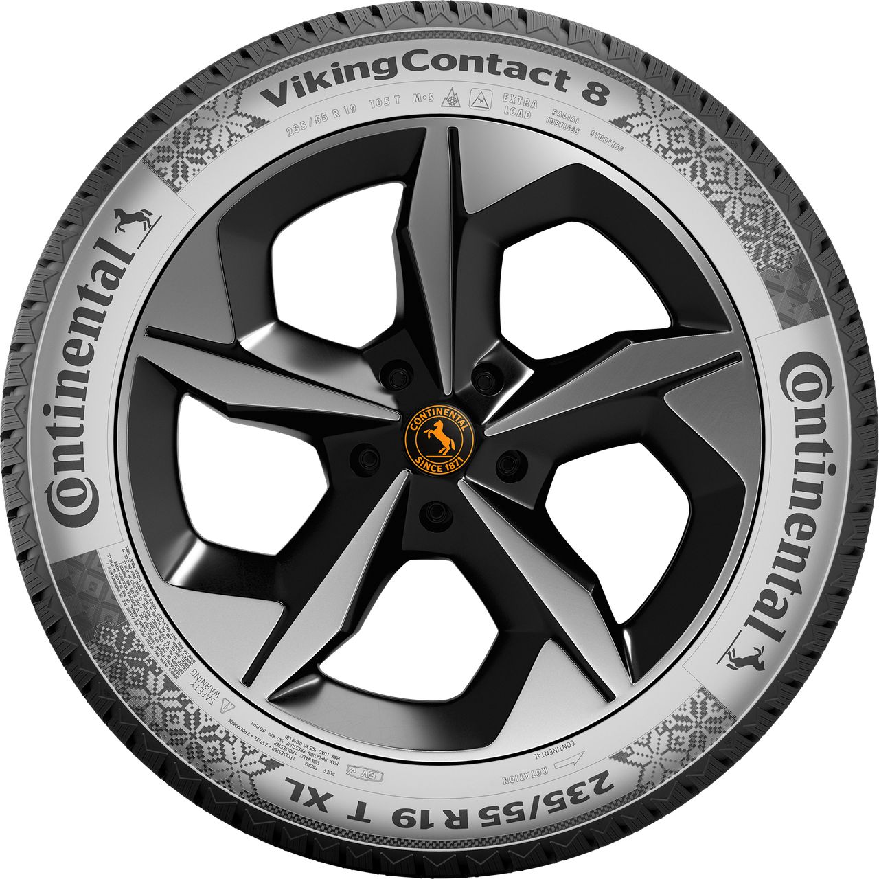 CONTINENTAL VIKINGCONTACT 8 235/50R18 101T XL NORDIC COMPOUND BSW