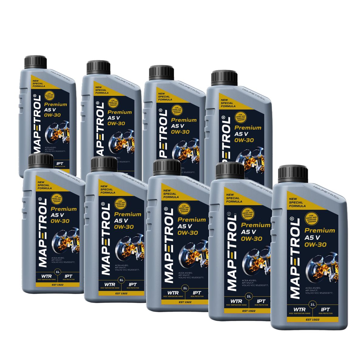 Mapetrol Premium A5 V 0W-30 9x1 Liter