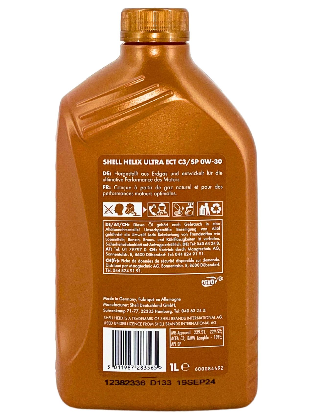 Shell Helix Ultra ECT C3 SP 0W-30 1 Liter