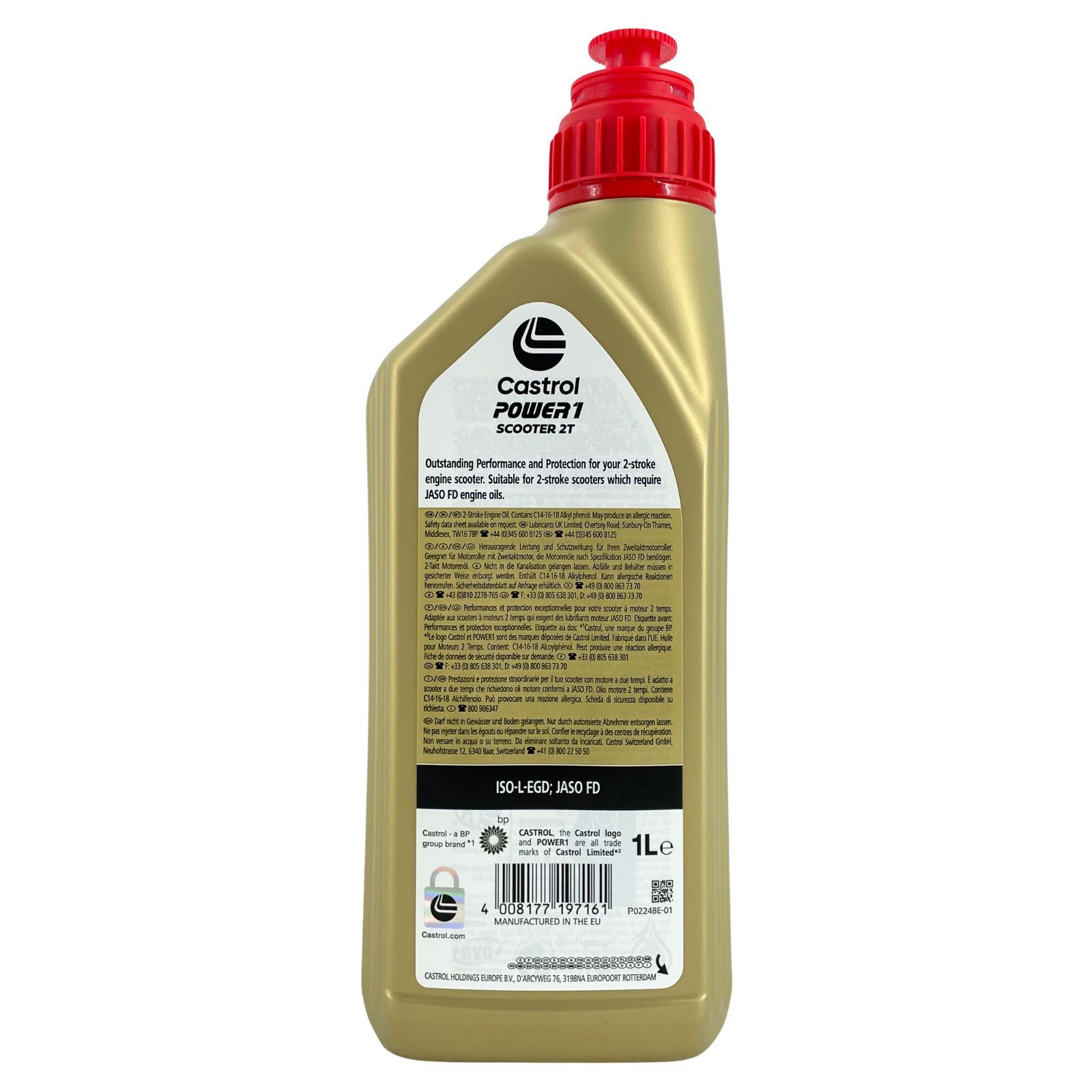 Castrol Power 1 Scooter 2T 1 Liter