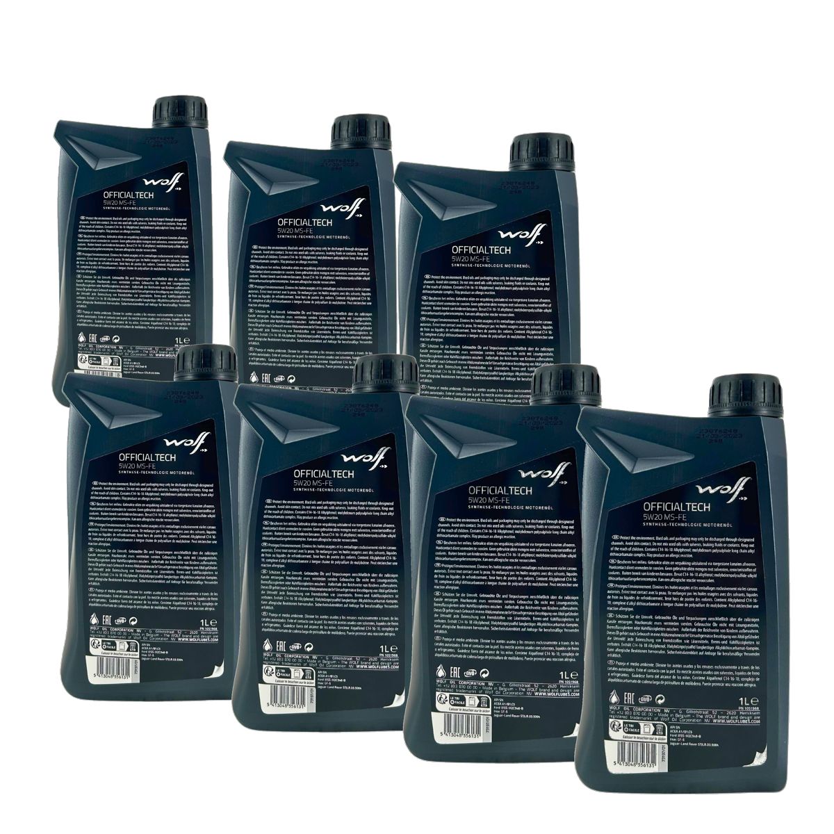 Wolf OfficialTech 5W-20 MS-FE 7x1 Liter