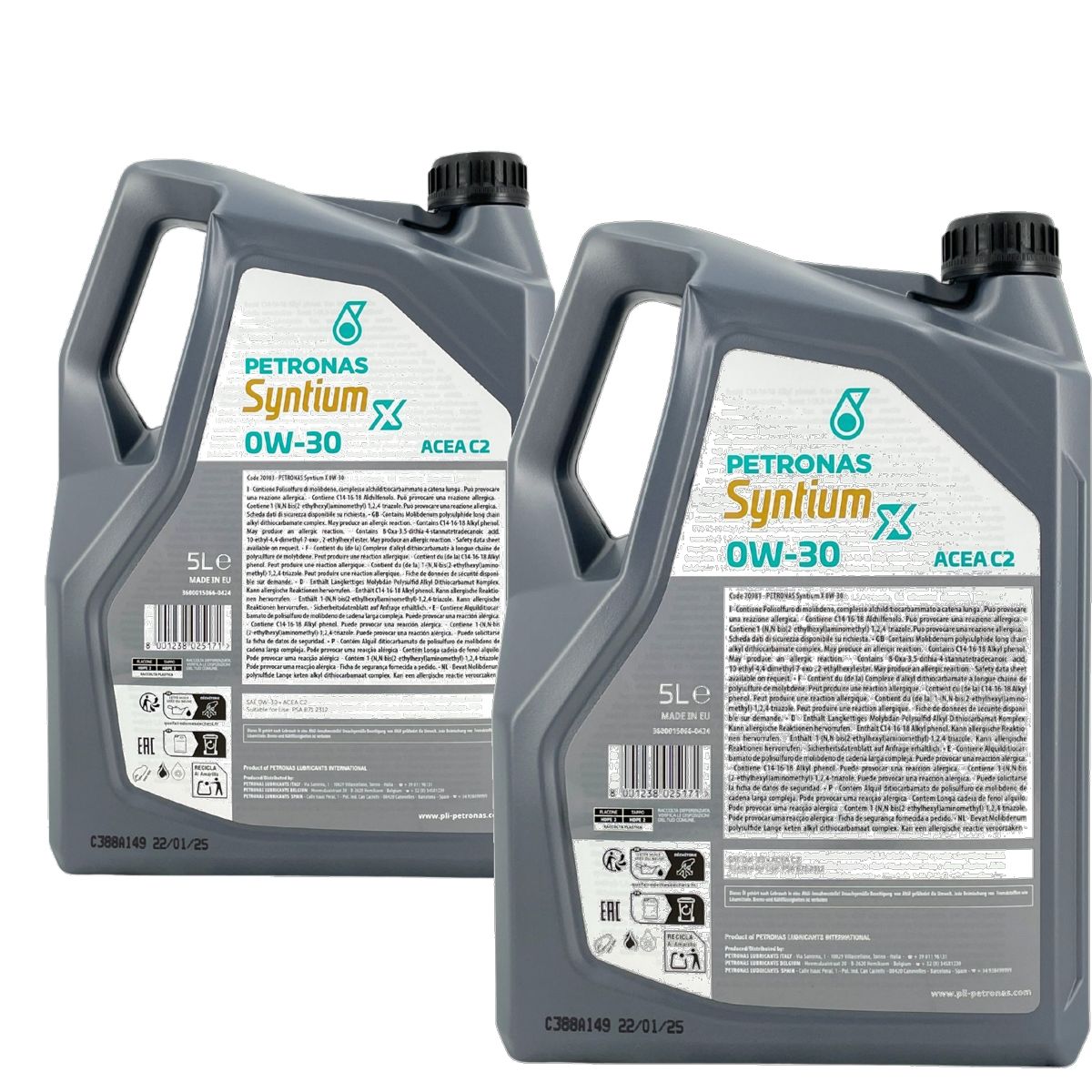 Petronas Syntium X 0W-30 C2 2x5 Liter