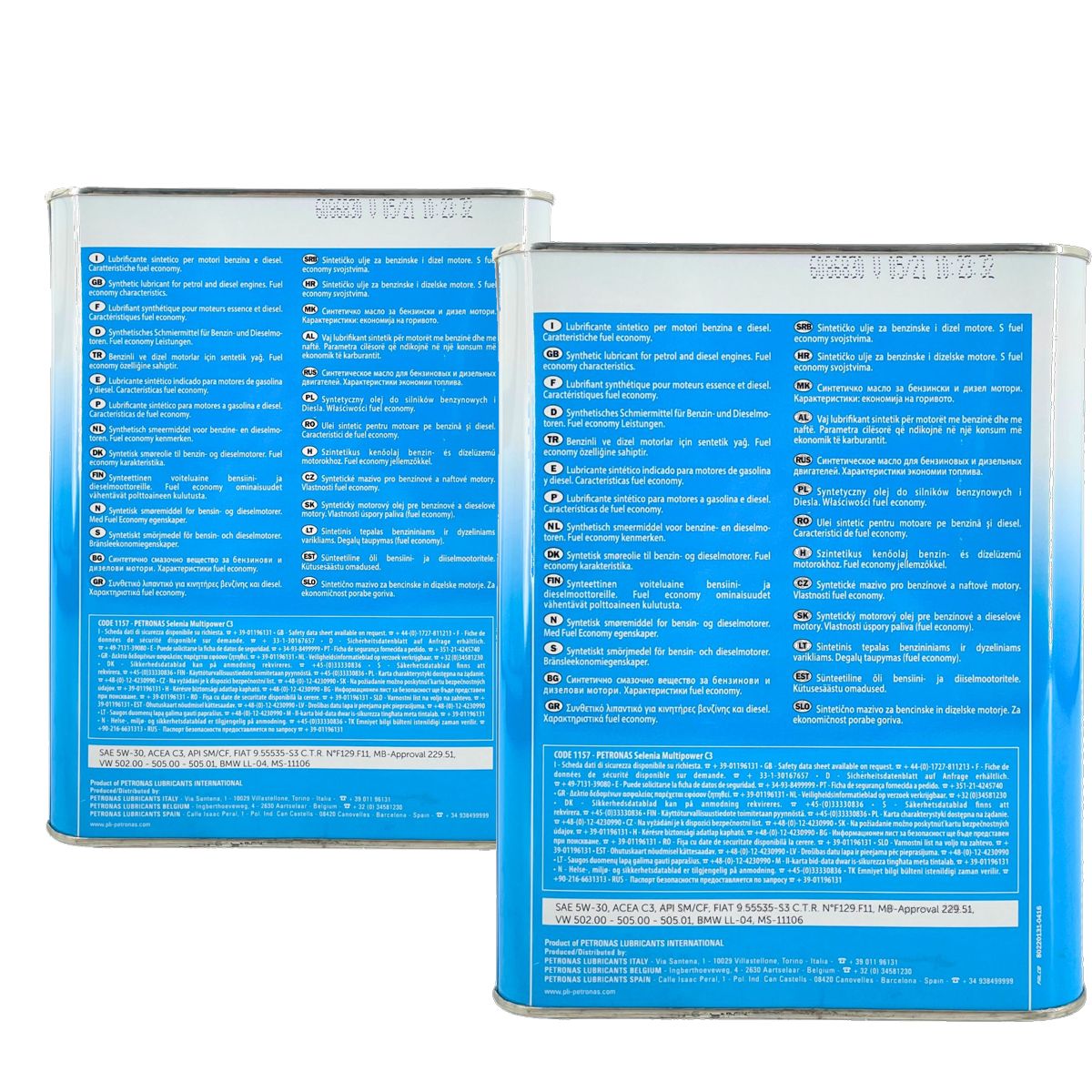 Selenia Multipower C3 5W-30 2x2 Liter