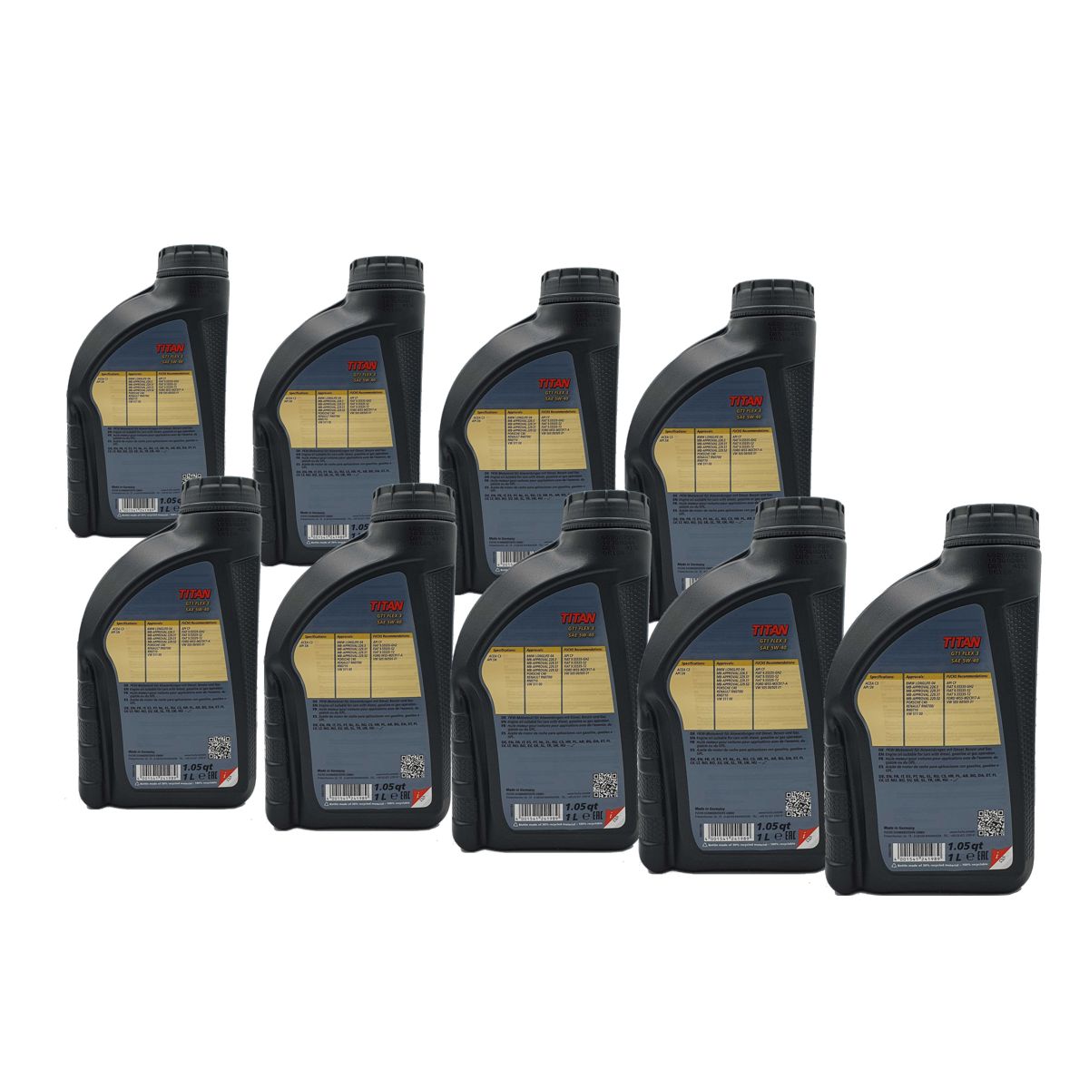 Fuchs Titan GT1 Flex 3 5W-40 9x1 Liter